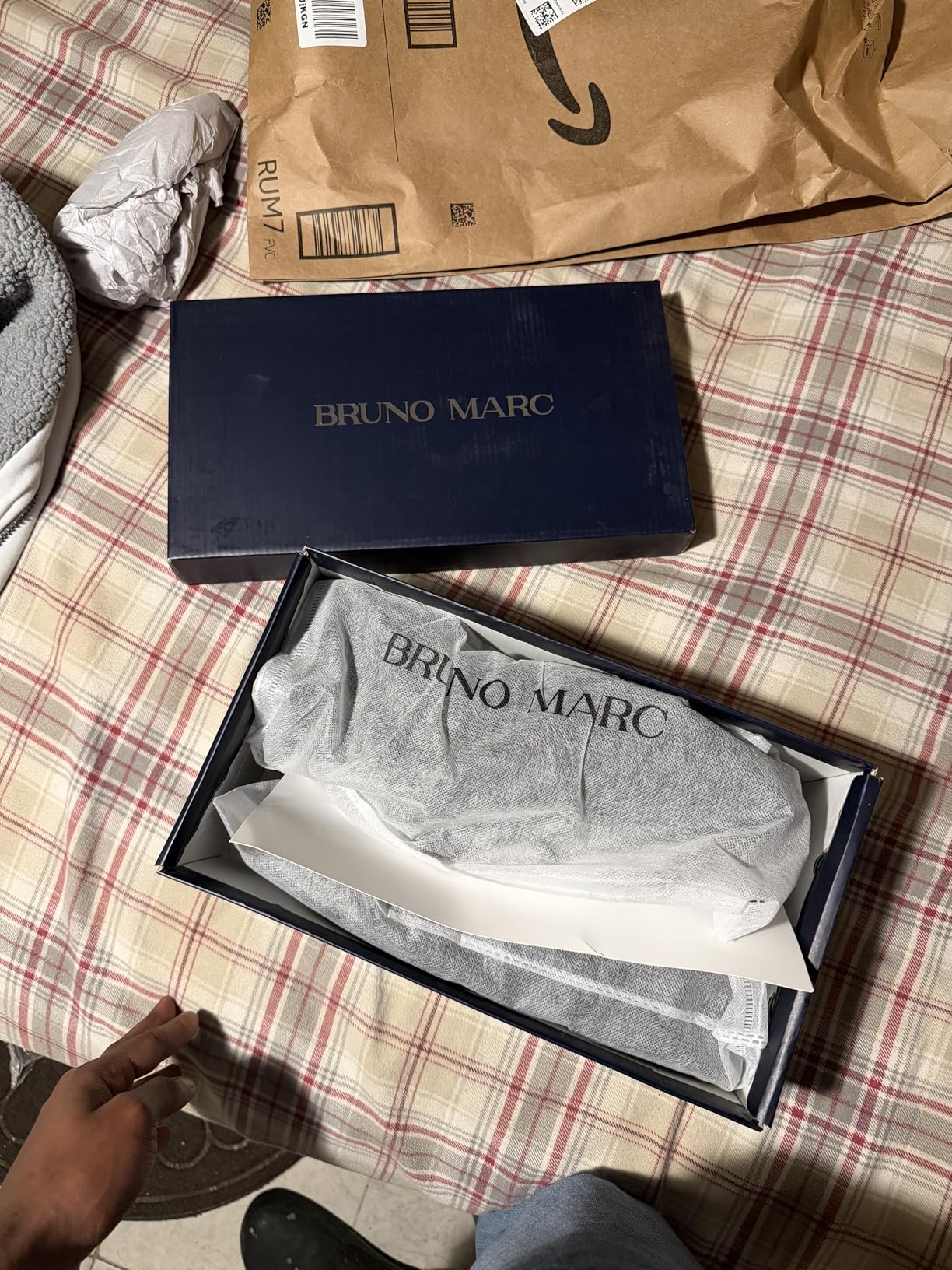 Bruno Marc Men's Business Shoes Derby Lace-Up Shoes Suit Shoes Leather with Oxford Lining customer photo 2
