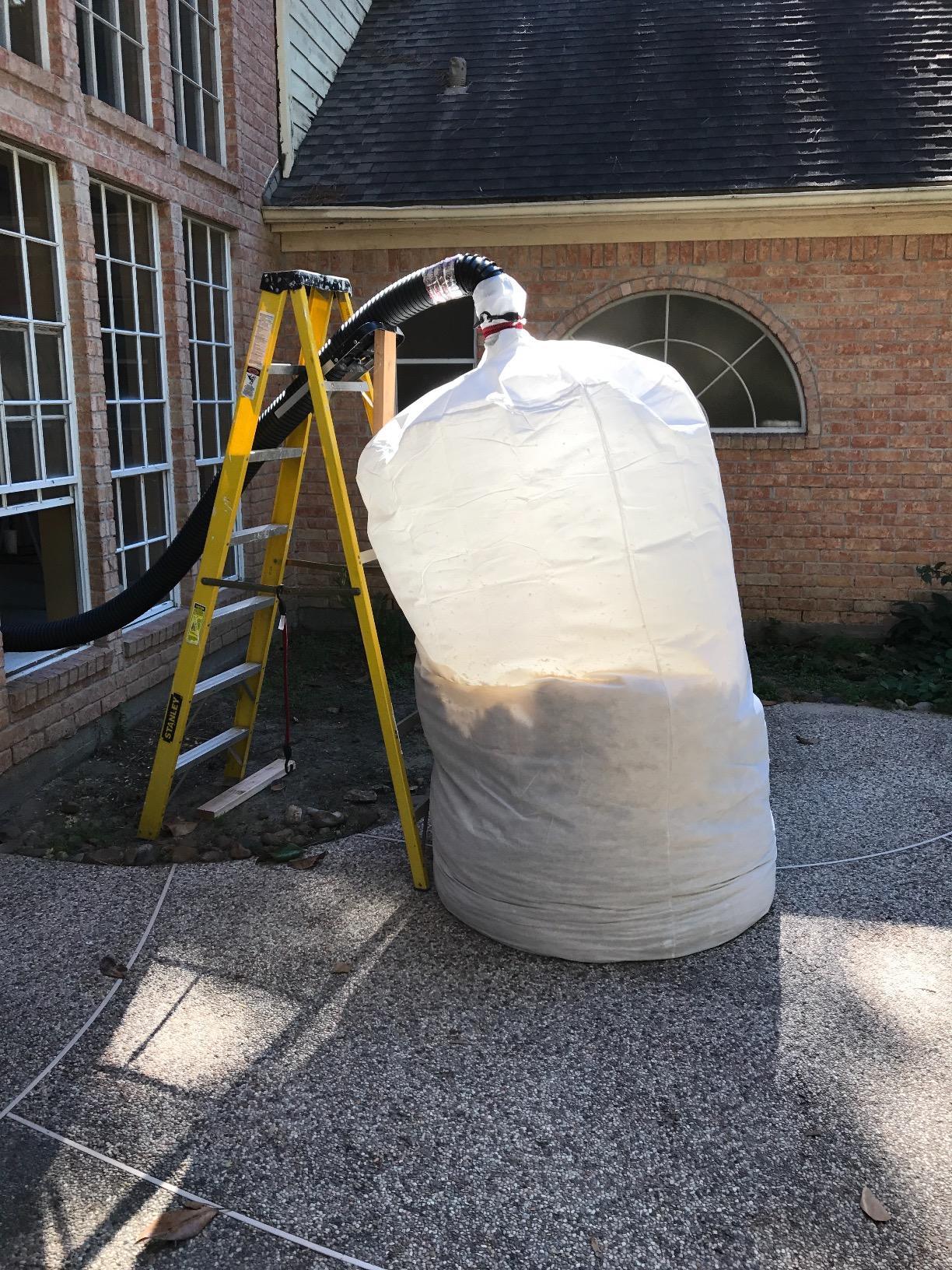 Heavy Duty Insulation Vacuum Bags by RAM - Size 6 ft x 4 ft - Holds EST 75 Cubic Feet - Low Dust Bag (10) customer photo 1