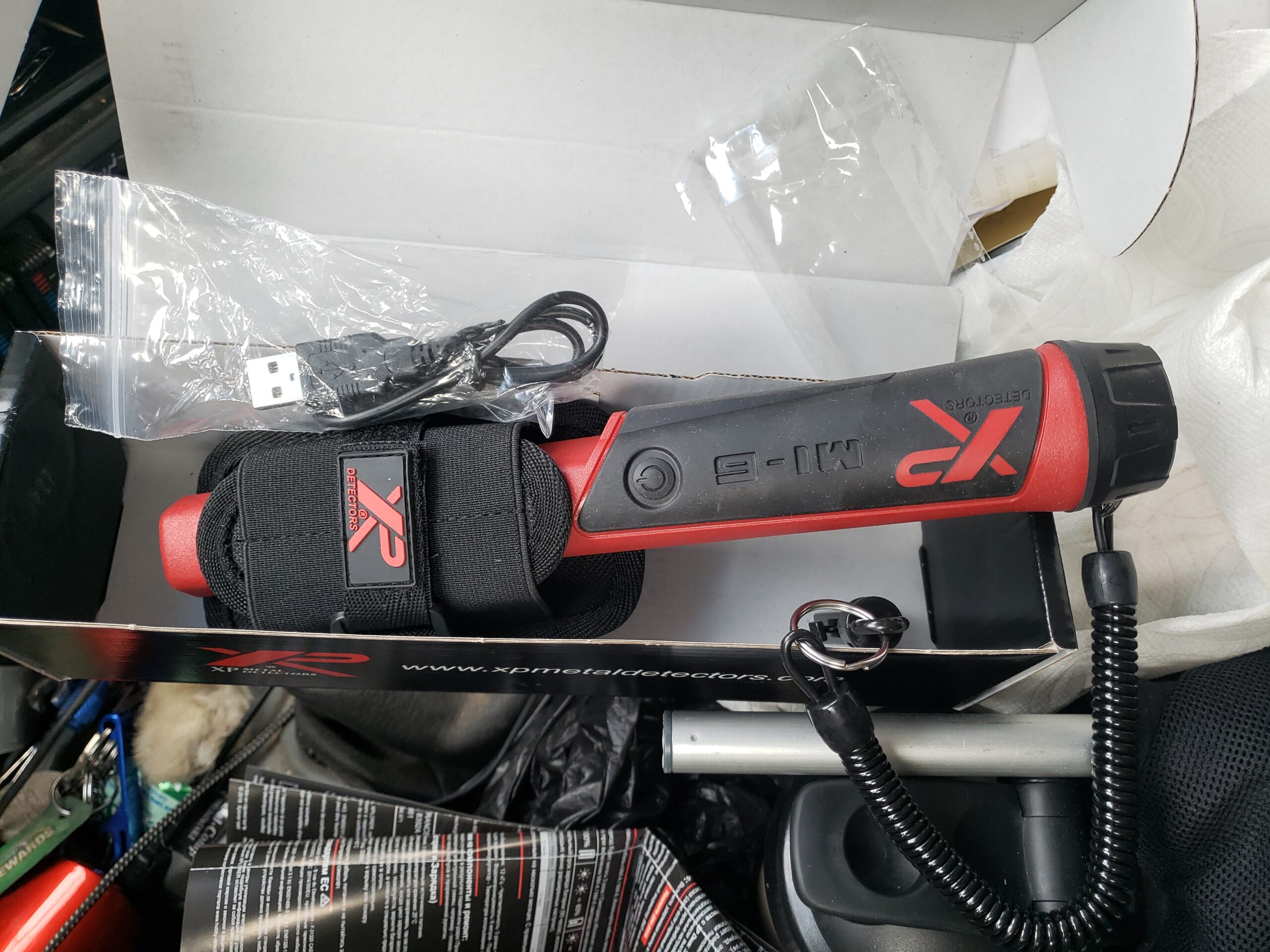 MI-6 Pinpointer, with Wireless connectivity to the Deus II, Deus & ORX Metal detectors, by XP Metal Detectors to be Used by All detectorists (MI-6-AM) customer photo 2