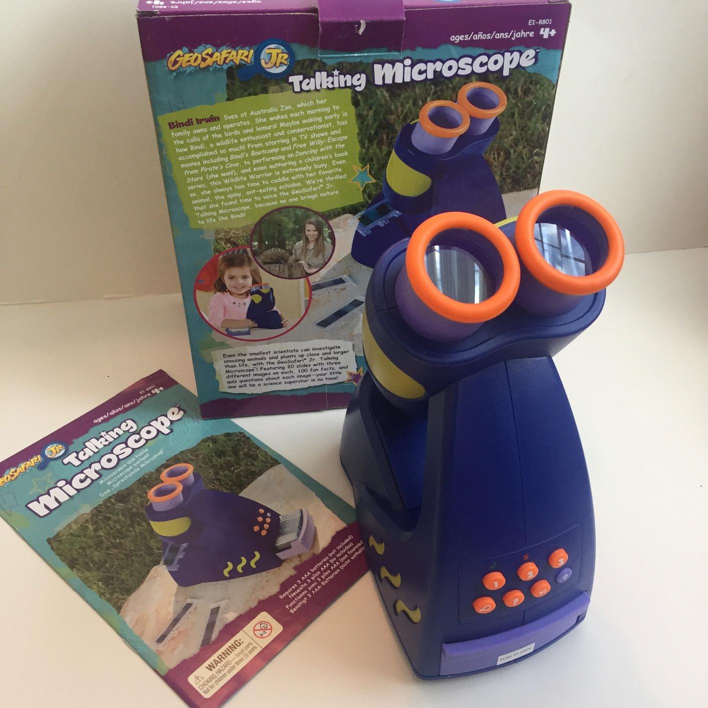 Educational Insights GeoSafari Talking Microscope - Kids Microscope Toy Featuring Bindi Irwin, Interactive STEM Toys and Science Kits for Kids 3-5, Preschool Science for Toddlers customer photo 2