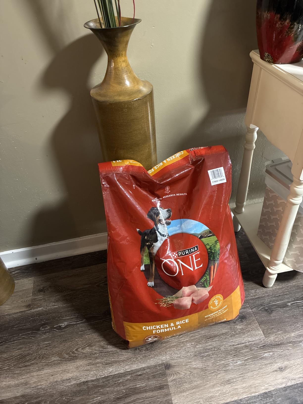 Purina ONE Chicken and Rice Formula Dry Dog Food - 40 lb. Bag customer photo 1