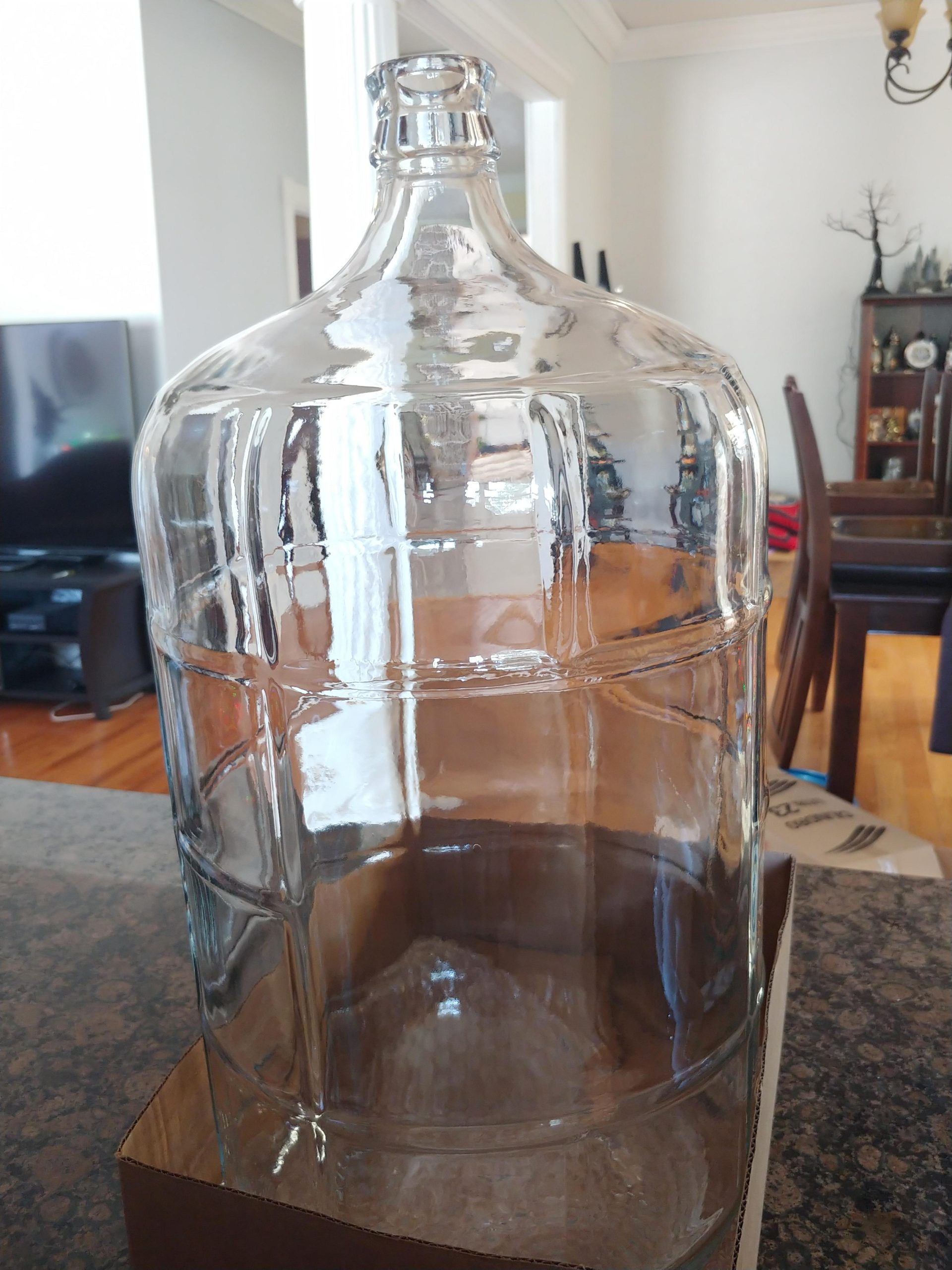 FastRack 6 Gallon Glass Carboy | Clear Fermenter for Wine & Beer | Italian Glass Carboy for Home Brewing, Fermentation Jar & Storage | Durable Wine Carboy & Fermenting Jug | #7 Stopper NOT INCLUDED customer photo 1