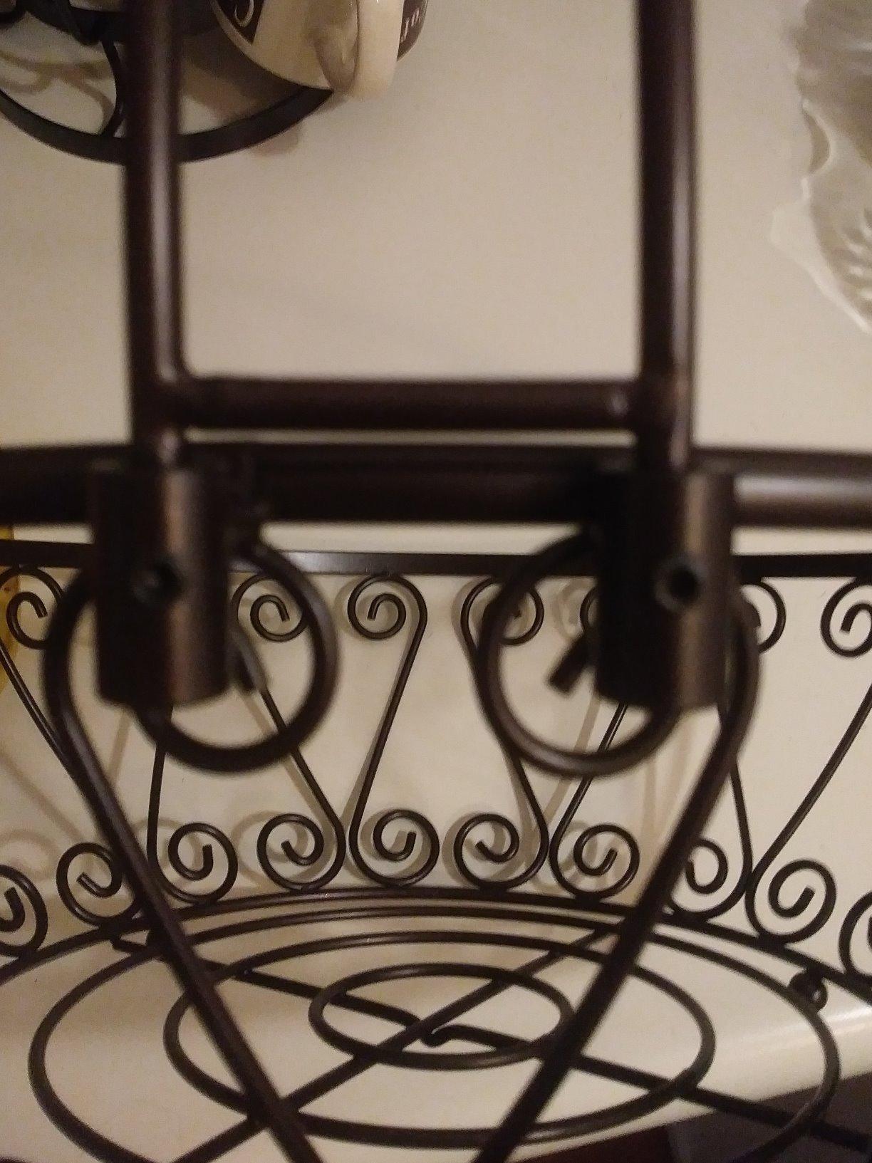 SimpleHouseware Fruit Basket Bowl with Banana Tree Hanger, Bronze customer photo 1