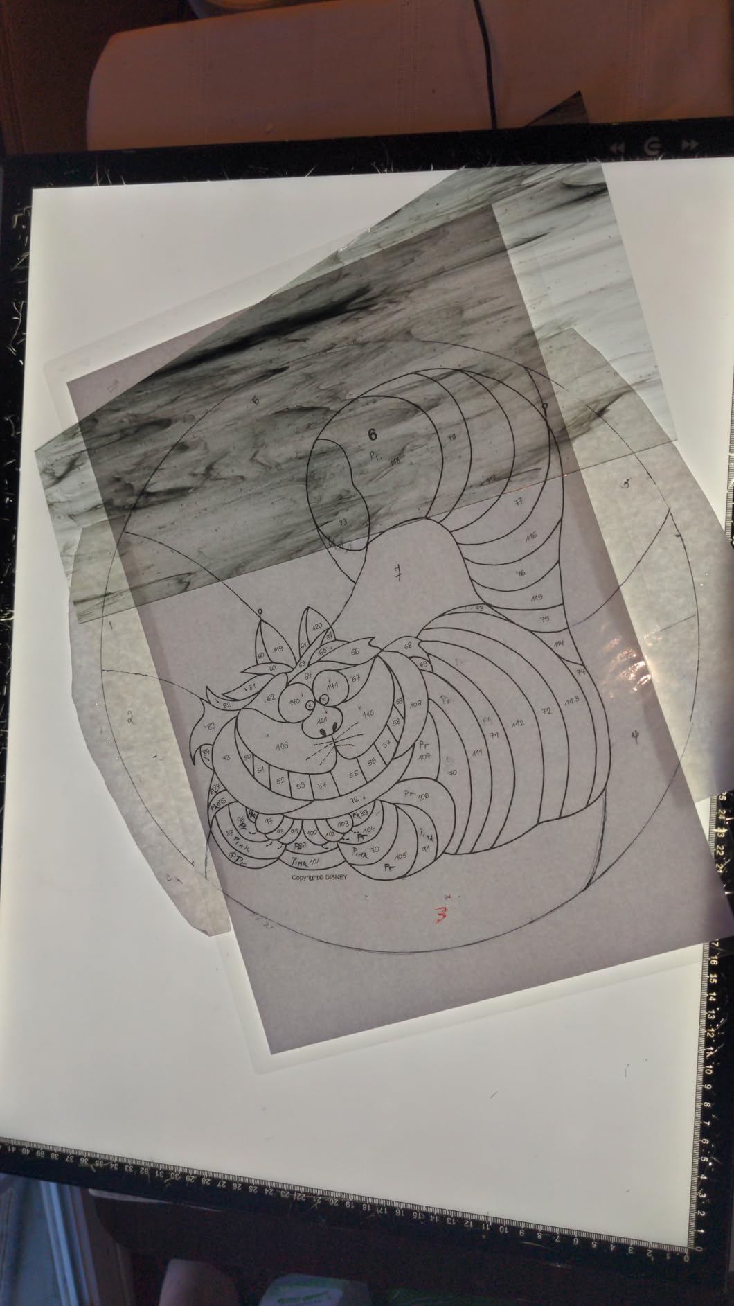HSK A3 LED Artist Tracing Light Box Copy Table, Adjustable High Brightness Light Pad for Tattoo Drawing, Sketching, Animation, Diamond Painting Accessories customer photo 2