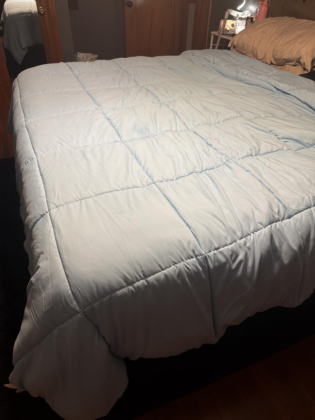 Beckham Luxury Linens Full/Queen Size Comforter - 1600 Series Down Alternative Home Bedding & Duvet Insert - Slate Gray customer photo 2