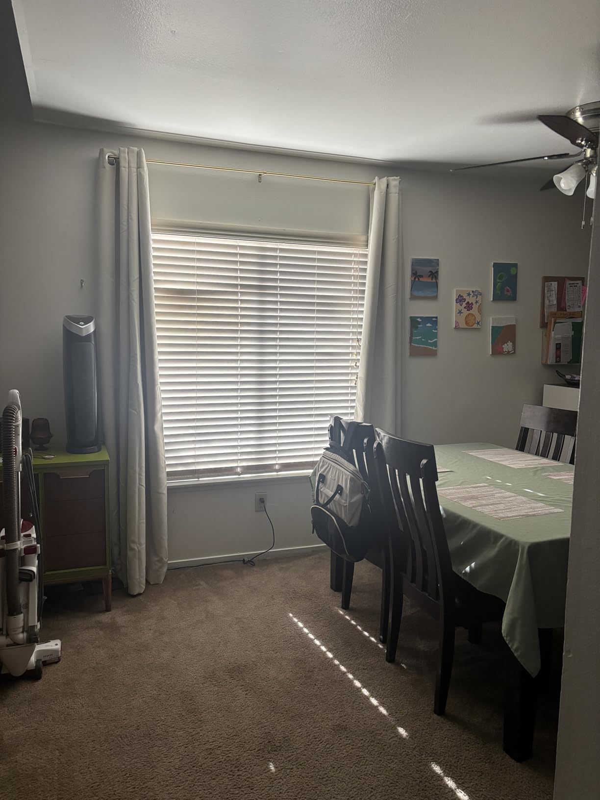NICETOWN 100% Blackout Window Curtain Panels, Cold and Full Light Blocking Drapes with Black Liner for Nursery, 84 inches Drop Thermal Insulated Draperies (White, 2 Pieces, 52 Wide Each Panel) customer photo 2