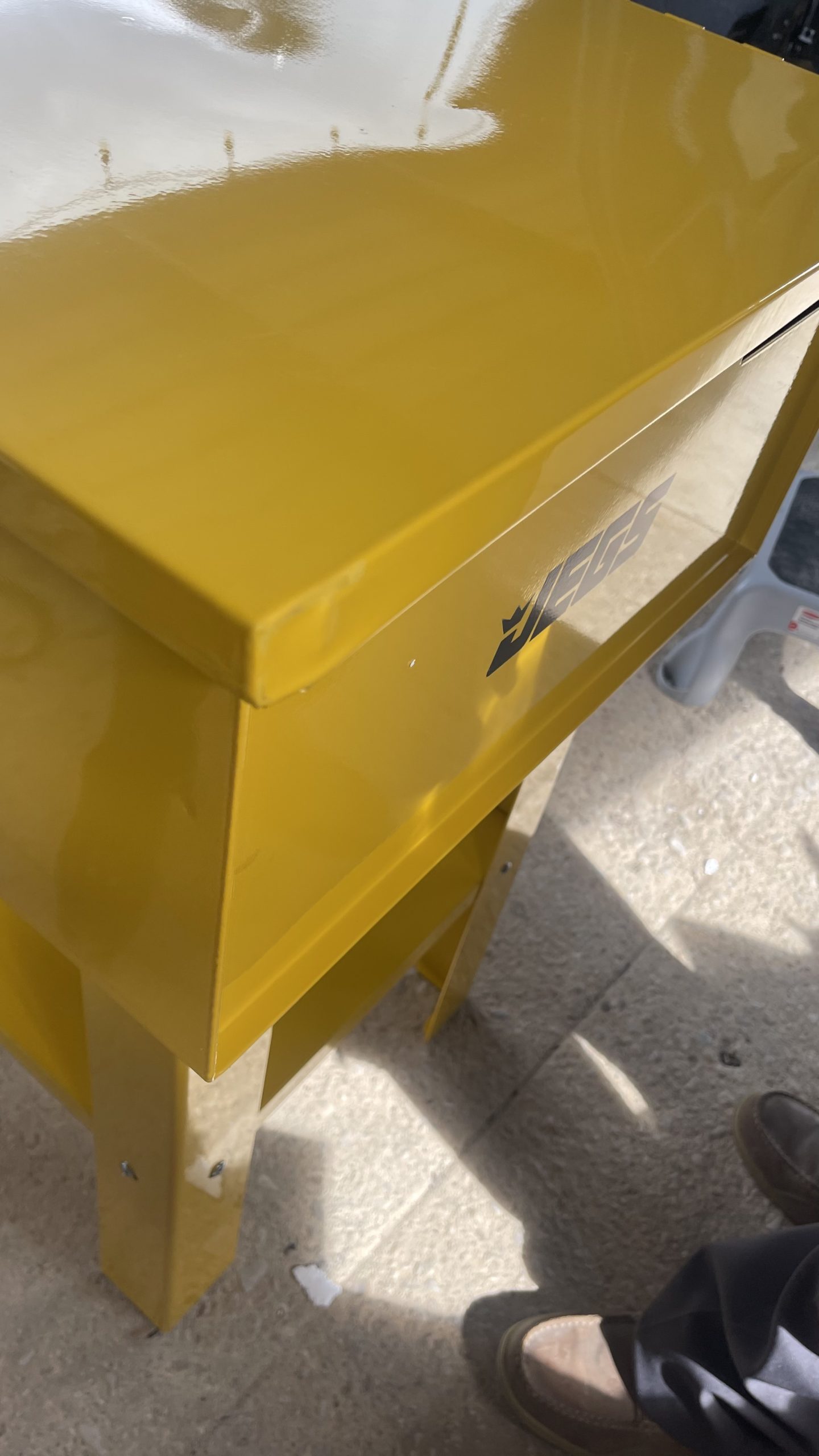JEGS 40-Gallon Parts Washer | 24 Gallon Solvent Capacity | 5 GPM Max Pump Output | Heavy Duty Steel customer photo 1