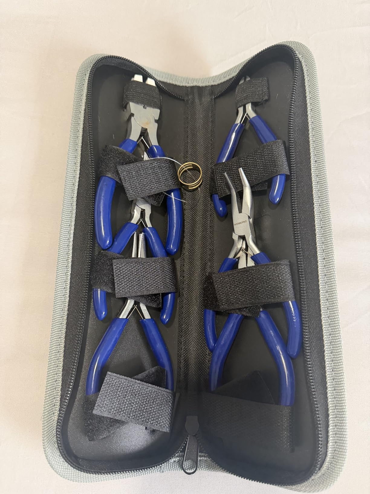 WORKPRO Jewelry Pliers Set, 7-Piece Jewelry Making Tools Kit with Needle Round Nose Plier and Bent Nose Plier Wire Cutter for Jewelry Repair, Beading, Wire Wrapping, Crafts, with Carrying Pouch customer photo 2