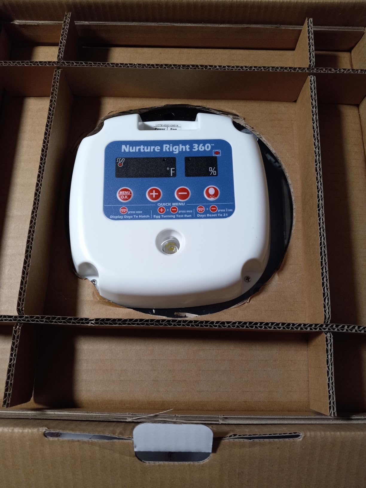 Harris Farms Nurture Right Egg Incubator for Hatching Chicks, Holds 12-22 Eggs, Automatic Turner with Temperature and Humidity Control, 360 Degree View with Clear Window customer photo 1