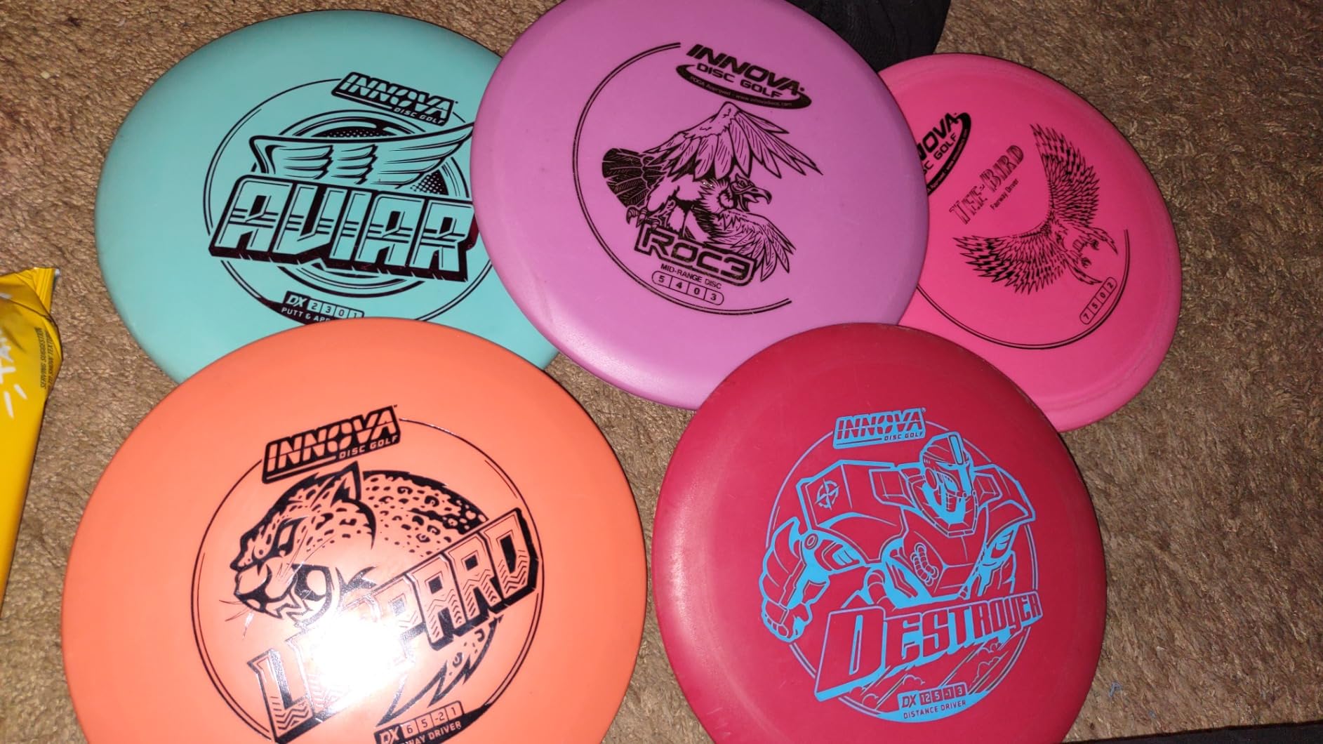 Innova Disc Golf Starter Set - Colors May Vary 160-180g - Includes Putter, Mid Range, 2X Fairway Drivers, Distance Driver, Mini Marker Beginner Disc Golf Set customer photo 1