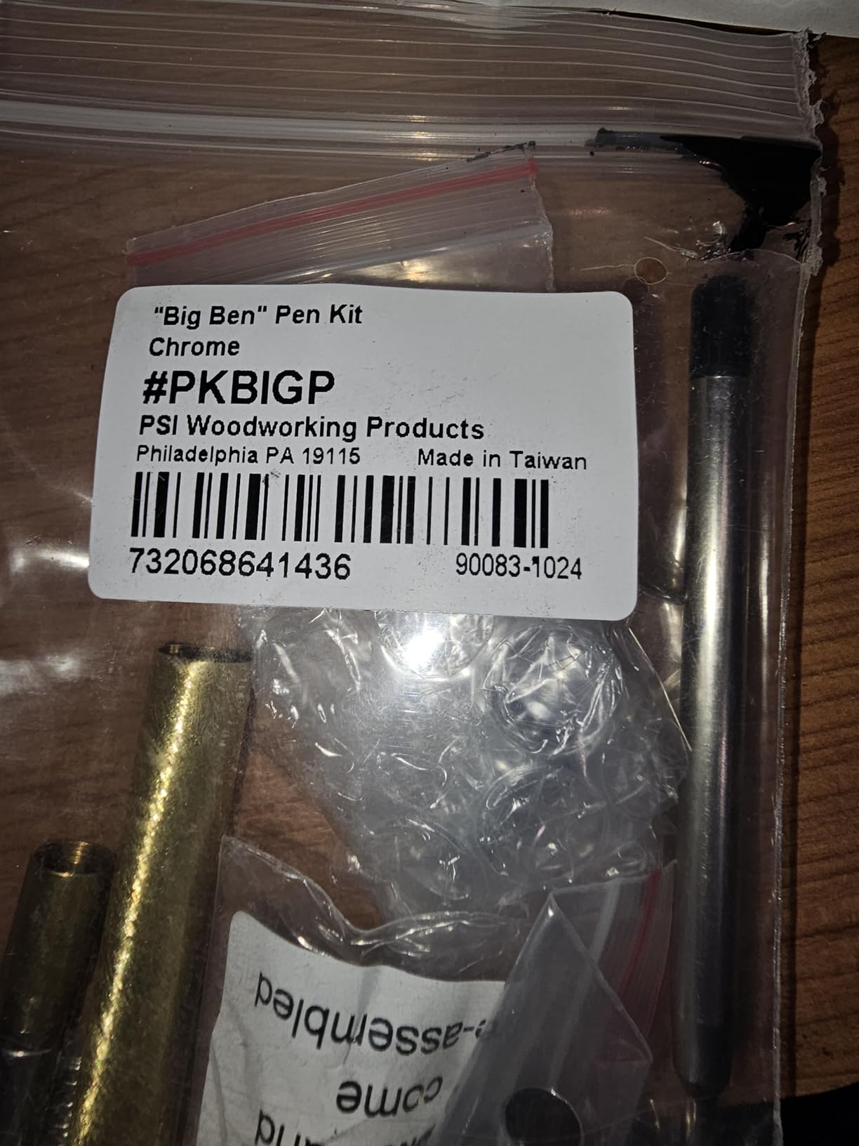 Penn State Industries PKBIGSS2 Big Ben Cigar Twist Ballpoint Pen Kit Starter Package Woodturning Project customer photo 1