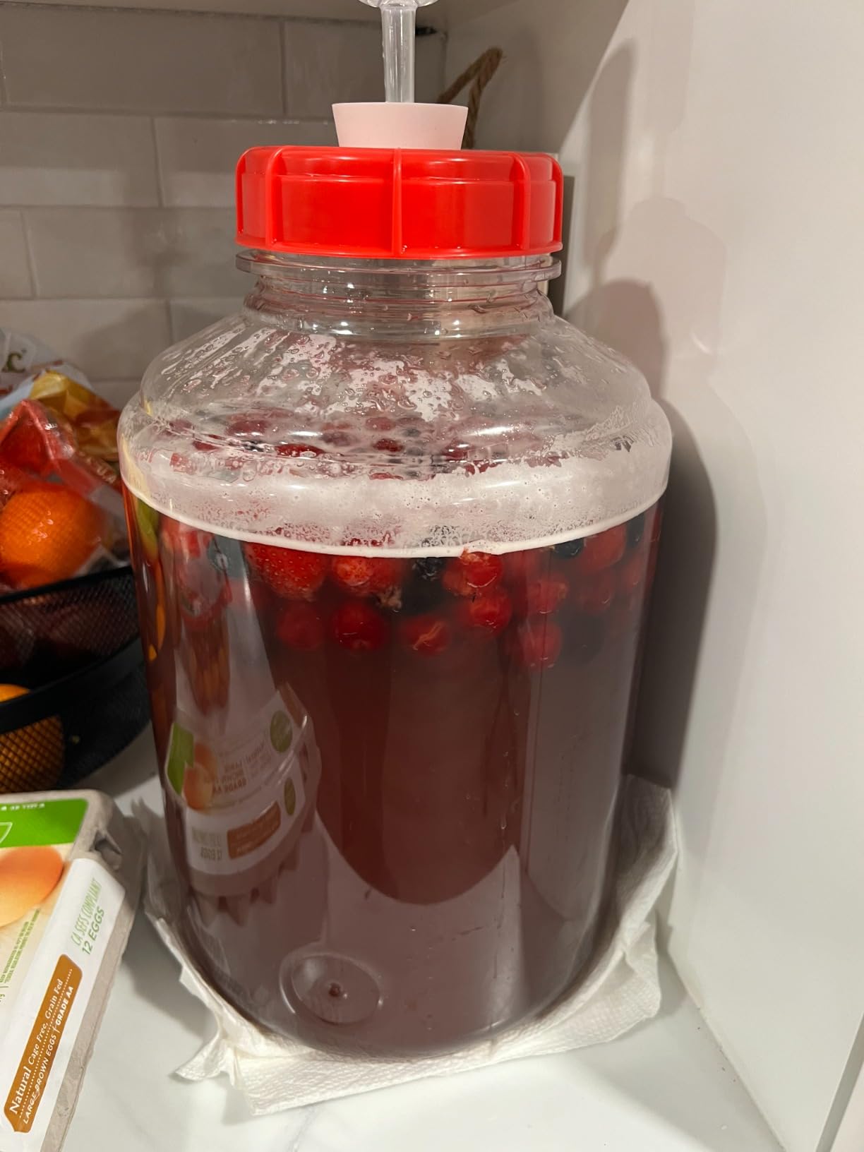 FastRack 3 Gallon PET Wide Mouth Fermonster with Airtight Lid, #10 Drilled Stopper & Twin Bubble Airlock | BPA-Free, Food-Grade | Large Primary Fermenter for Home Brewing, Wine & Beer - 1 Pack customer photo 2
