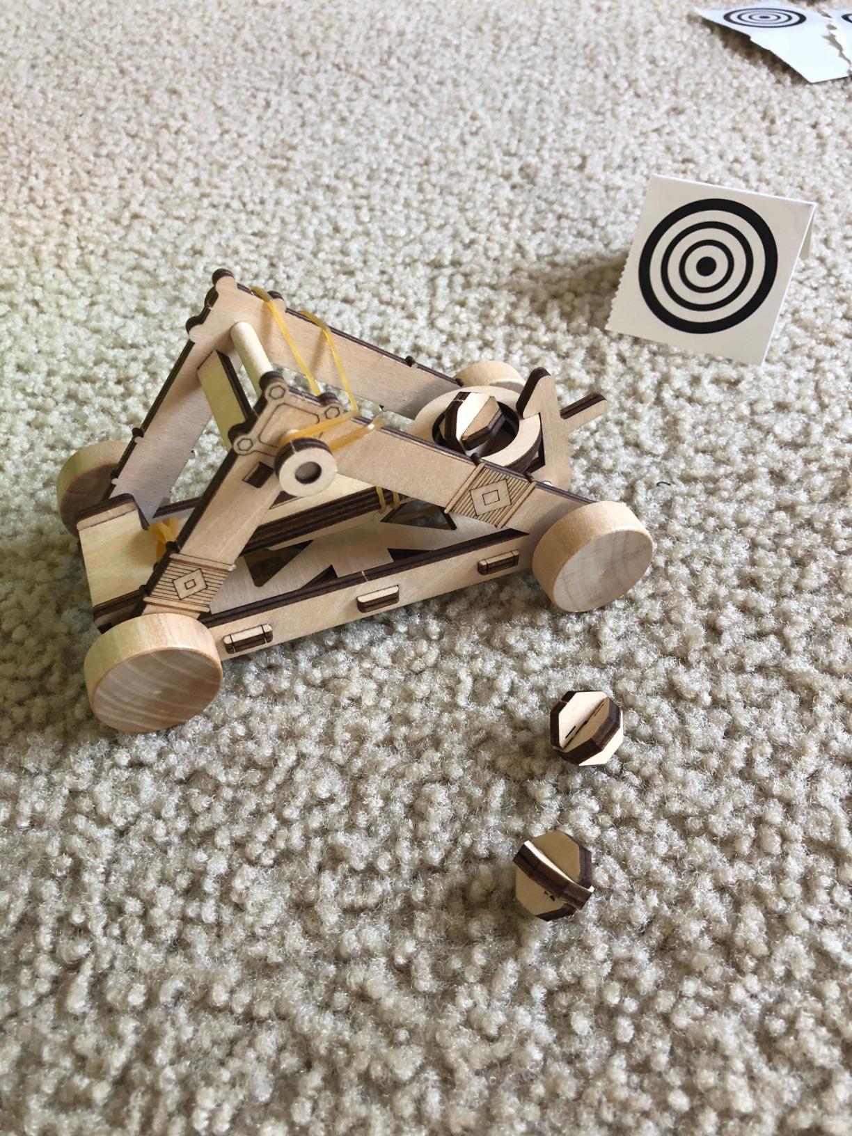 National Geographic Da Vinci Model Kit - Catapult Kit for Kids, 3D Puzzle Building Toy for Boys and Girls, Wood Building Kit for Kids, A Great STEM Project, Engineering Model Kit customer photo 1