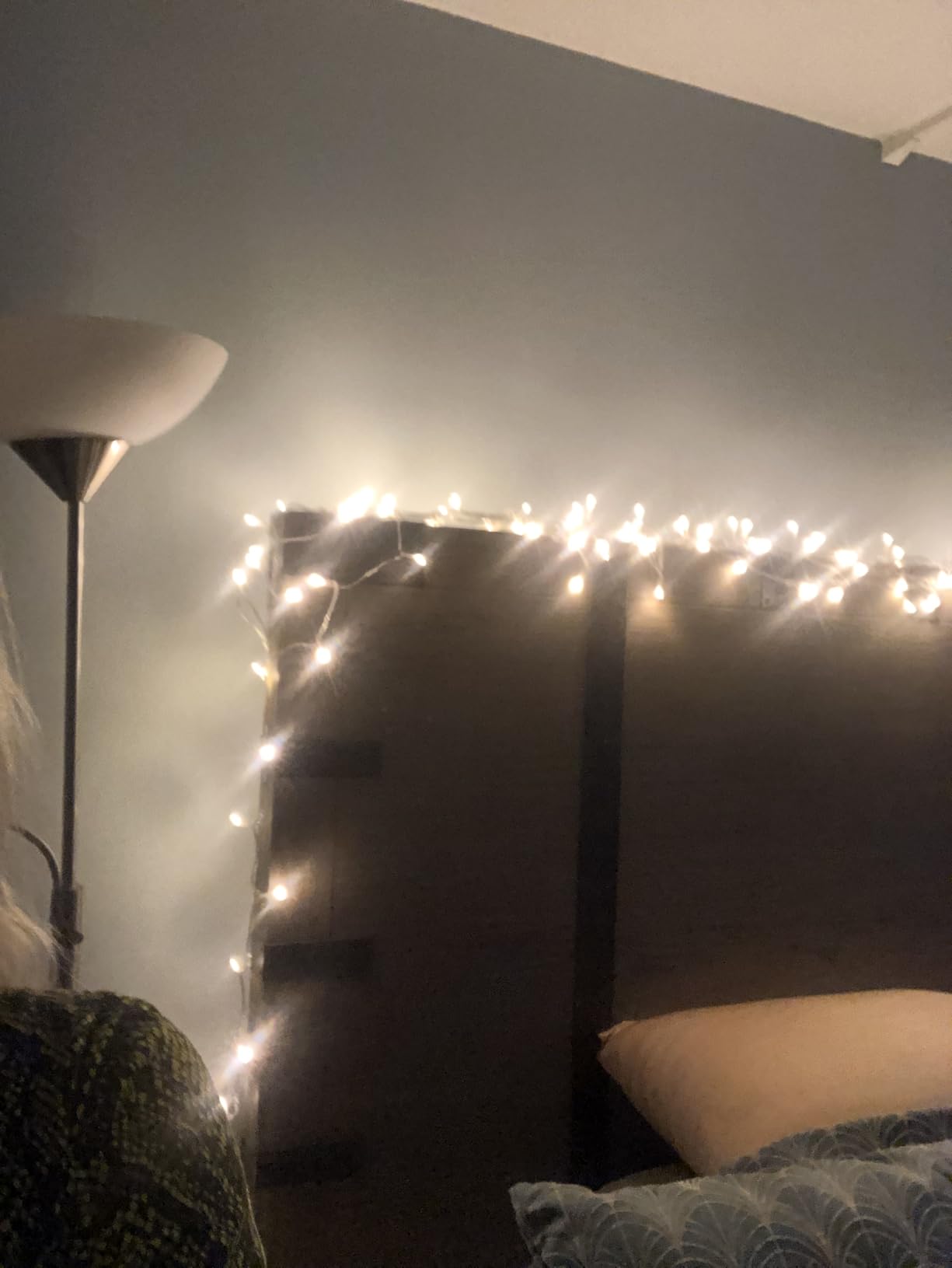 JMEXSUSS 200 LED String Lights Indoor Outdoor Clear Wire, Connectable Warm White Christmas String Lights for Bedroom, 66 Ft Twinkle Fairy Light Plug in for Wedding Home Tree Yard Patio Classroom Decor customer photo 2