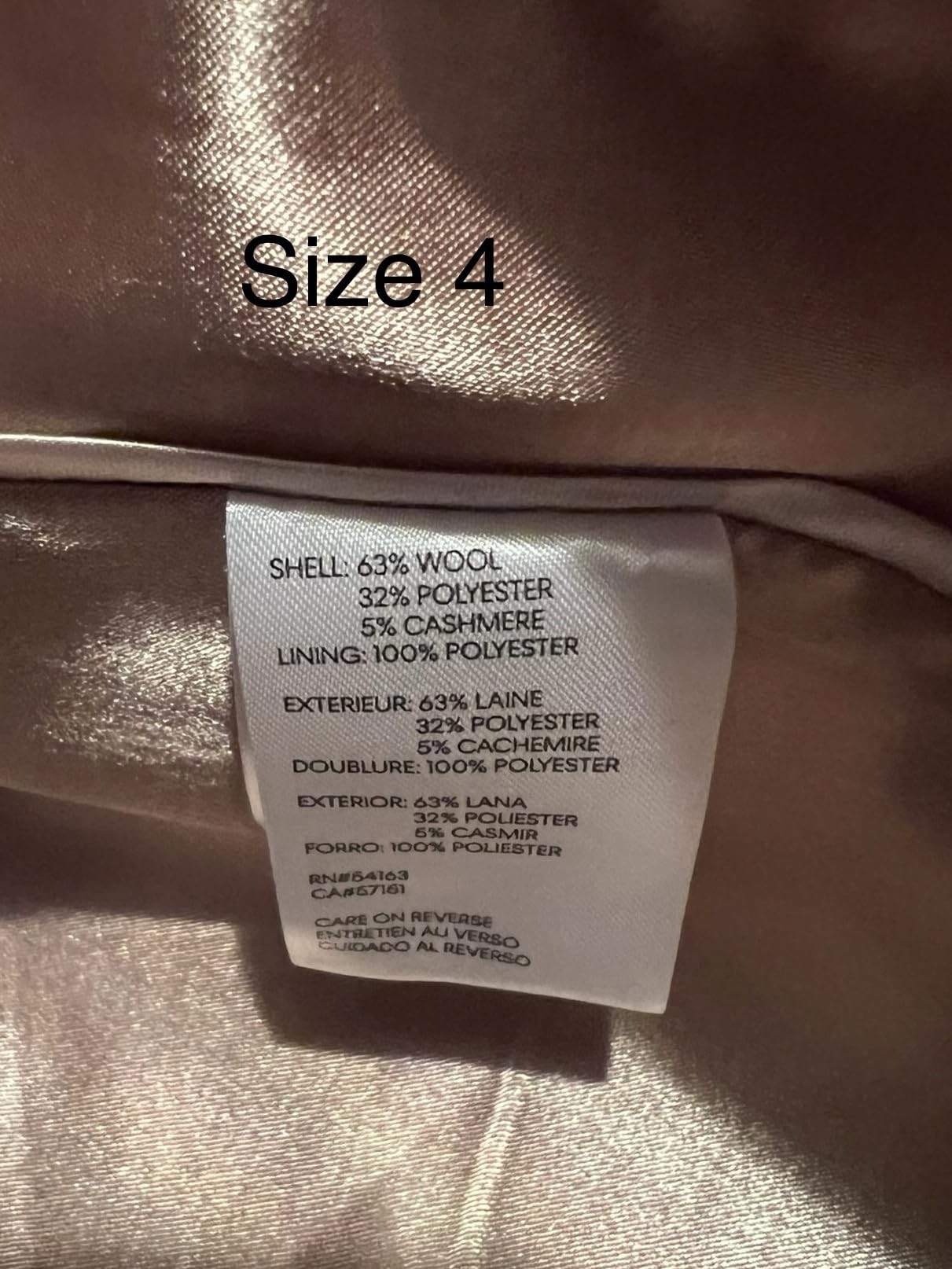 Calvin Klein womens Classic Wool Blend Coat customer photo 2