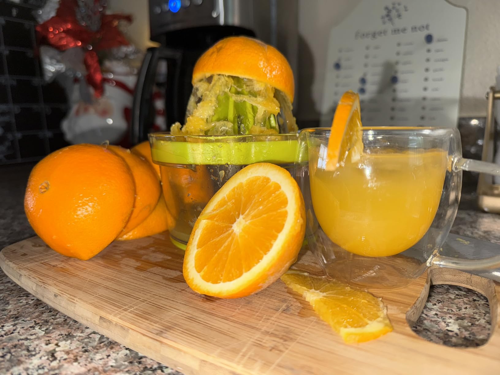 Drizom Citrus Lemon Orange Juicer Manual Hand Squeezer with Built-in Measuring Cup and Grater, 12OZ, Green customer photo 1
