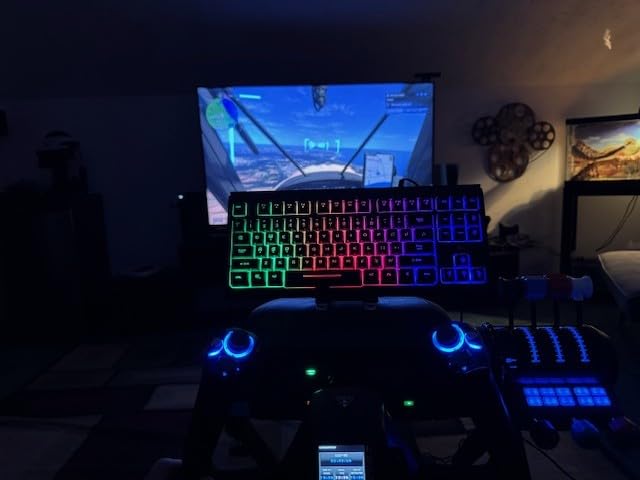 Slendor Racing Steering Wheel Stand for Logitech G920, G25, G27, G29 Wheel, Sim Racing Stand Driving Simulator Cockpit Pedal and Shifters Not Included. customer photo 1