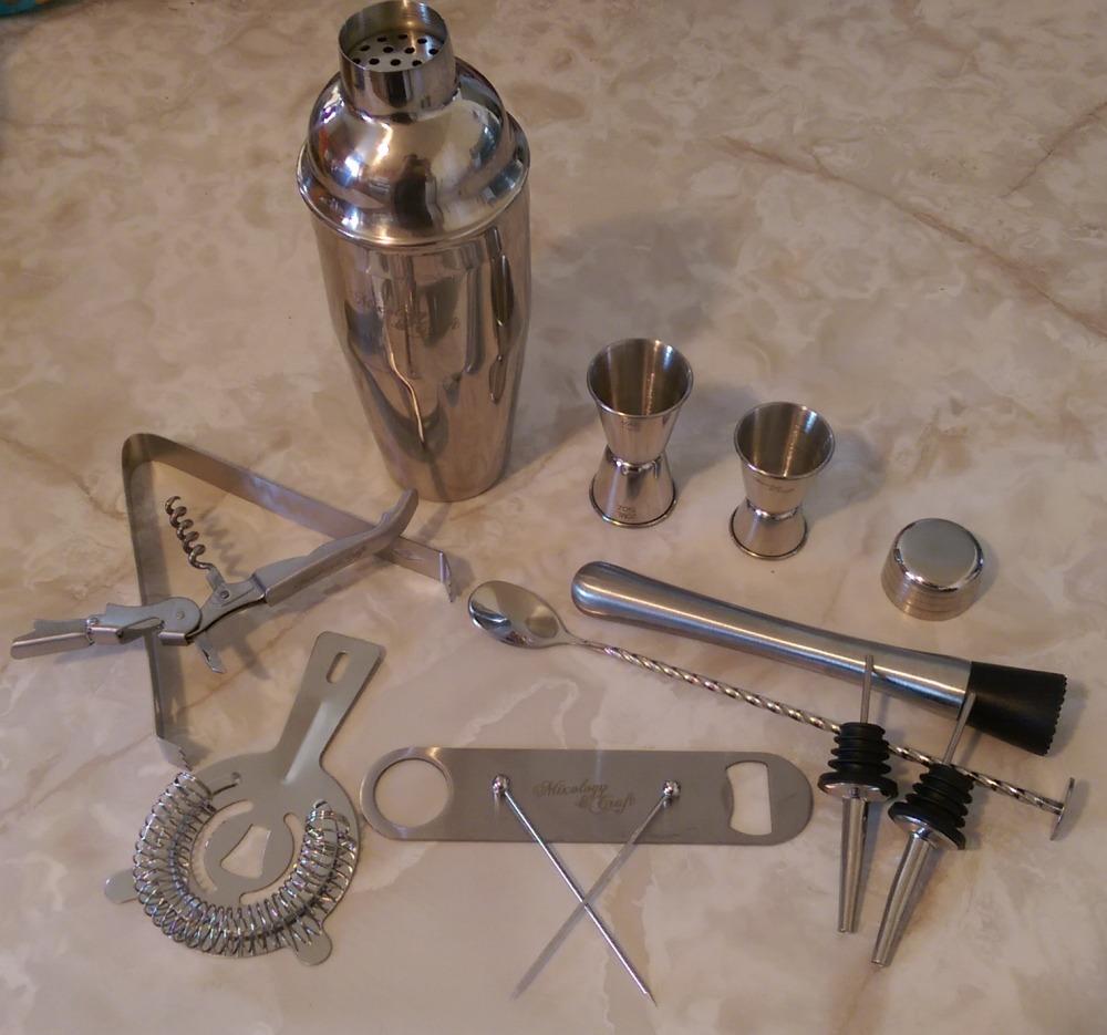 Mixology & Craft Boston Shaker Set with Weighted Martini Shakers | Cocktail Shaker Set Includes Strainer and Japanese Jigger | Great Gift Bar Set with Exclusive Recipe Cards | Leak-Proof (Silver) customer photo 1