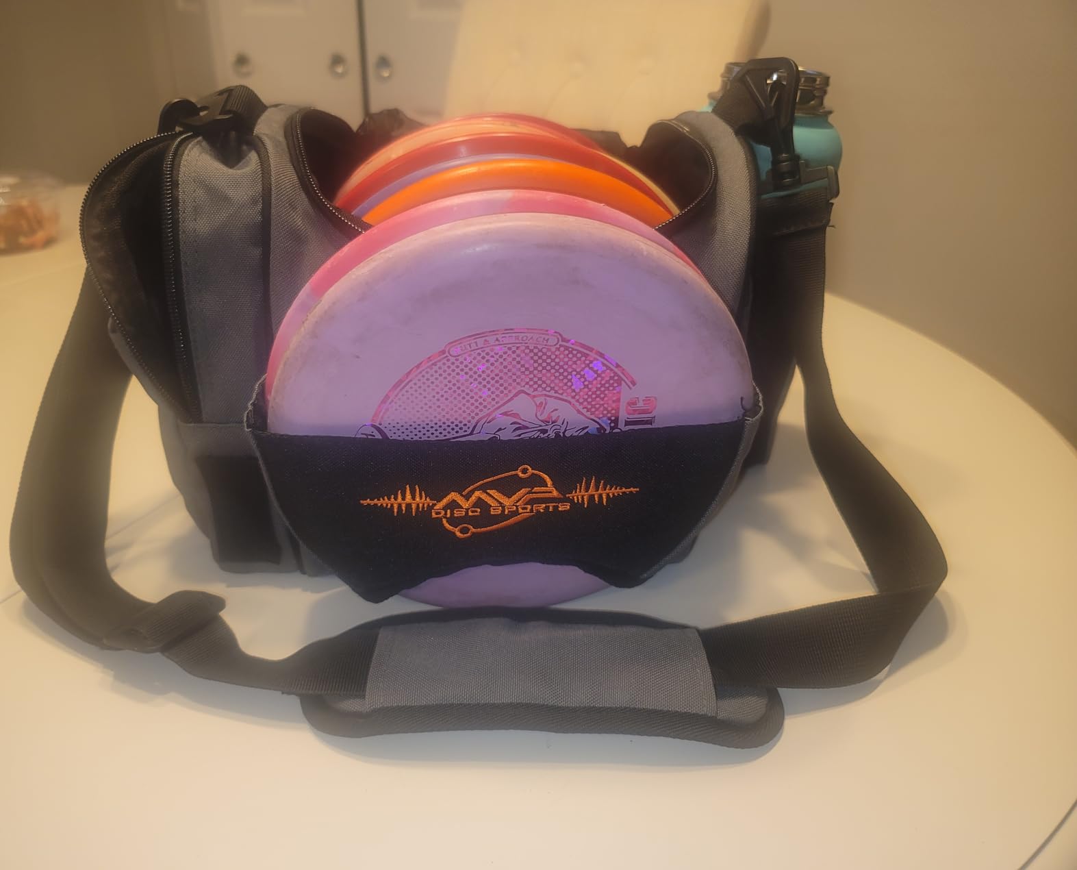 MVP Disc Sports Beaker Competition Disc Golf Bag (Choose Your Favorite Color) customer photo 2