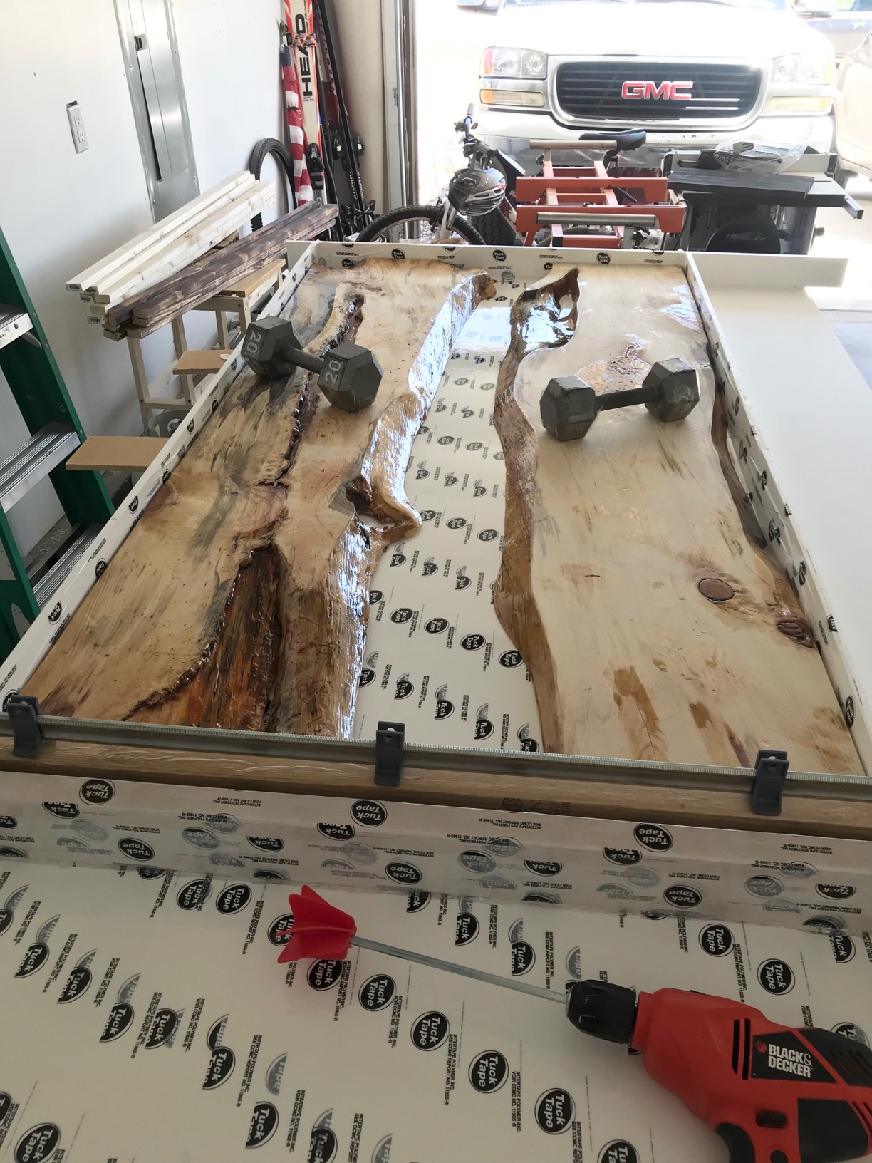 Bora 40 inch Parallel Clamp Set, 2 Pack of Woodworking Clamps with Rock-Solid, Even Pressure, 571140T customer photo 2