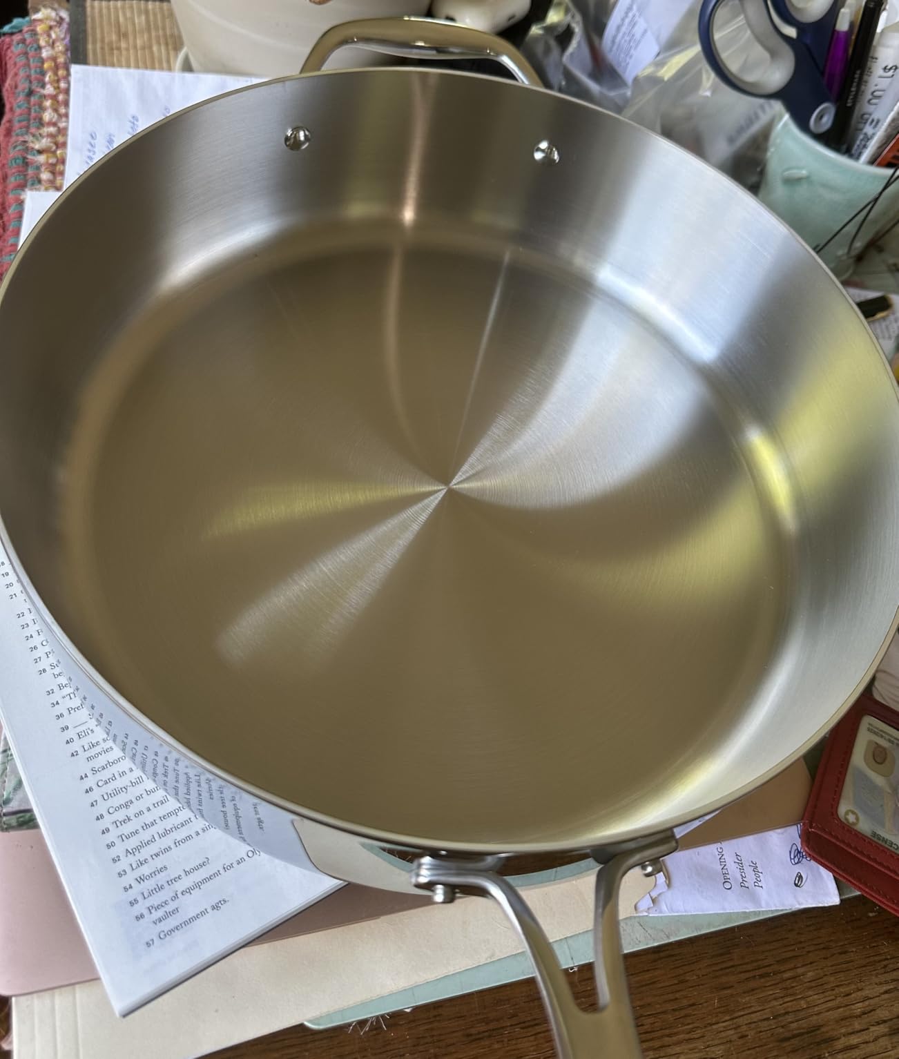 Tramontina Signature Tri-Ply Clad Stainless Steel 6-Quart Saute Pan with Lid, Induction-Ready Cooking Pan, Dishwasher-Safe, NSF-Certified, Made in Brazil customer photo 1