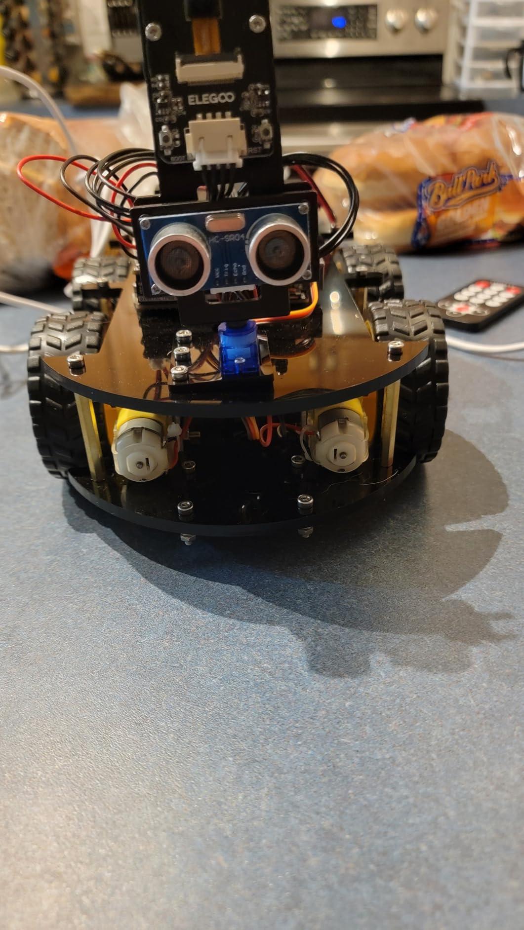 ELEGOO UNO R3 Smart Robot Car Kit V4 for Arduino Robotics for Kids Ages 8-12 12-16 STEM Science Kits Coding Gifts for 8 9 10 11 12 13 14 15 16 Year Old Boys Girls Teens Cool Engineering Building Toys customer photo 1