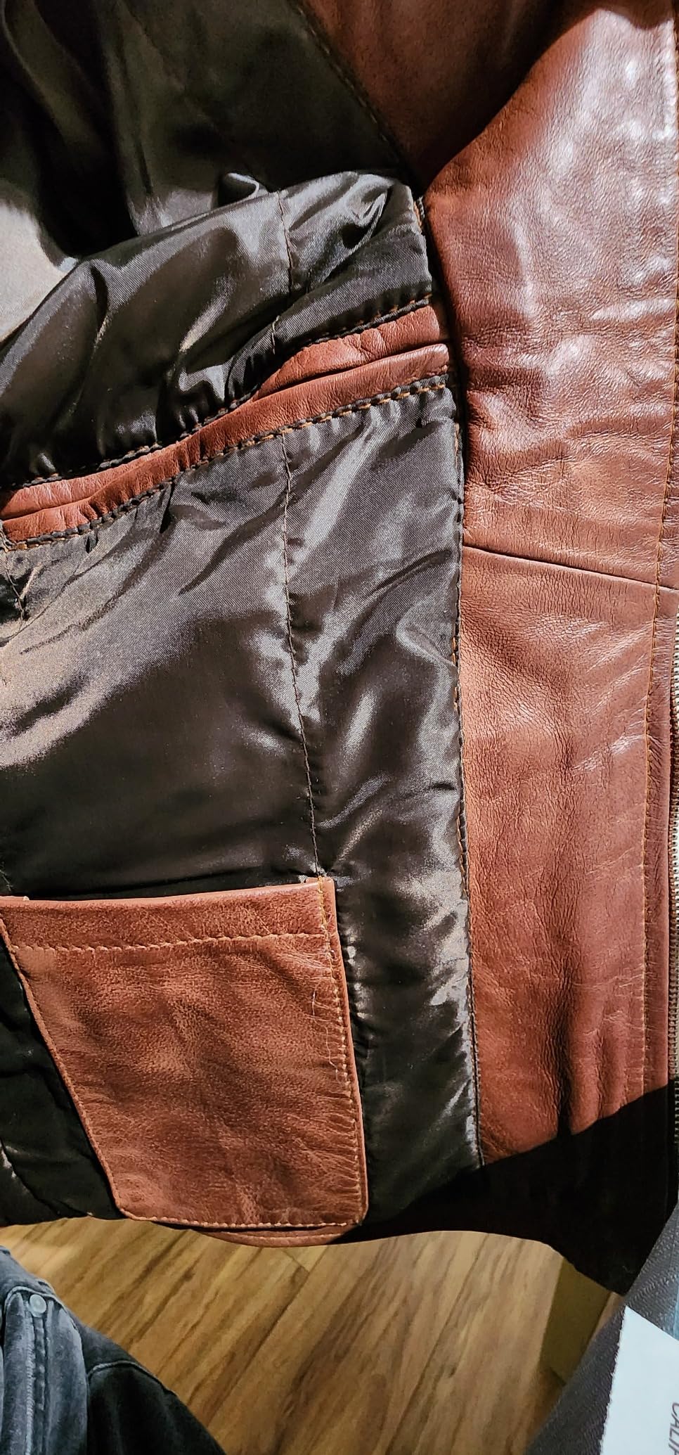 Mens Leather Jacket Moto Style Real Lambskin Leather Jacket, Quilted Cafe Racer Classic Zip Up Biker Jacket for Men customer photo 2