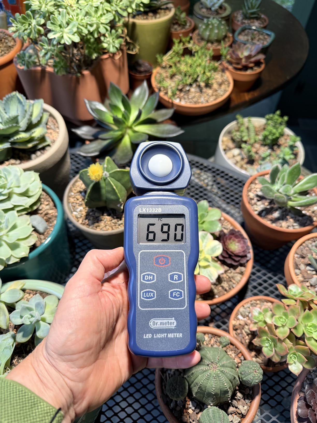 Dr.meter Professional LED Light Meter, Digital Illuminance Meter with 0-200,000 Measuring Ranges and 270 Degree Rotatable Detector customer photo 1