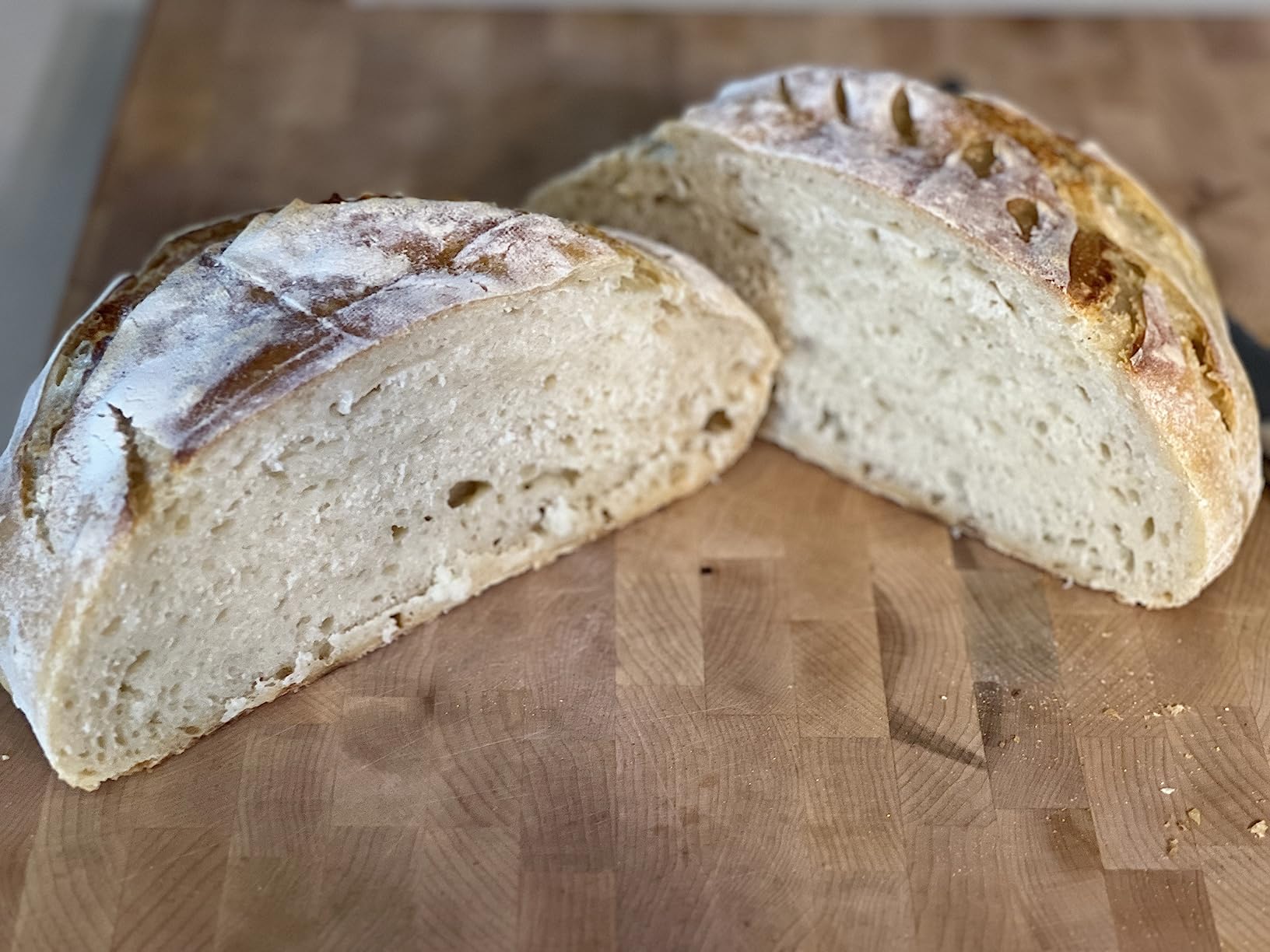 Vollum Banneton Bread Proofing Basket & Liner - Handmade Rustic Brotform, Rectangular - 12.25 x 6 x 3.5