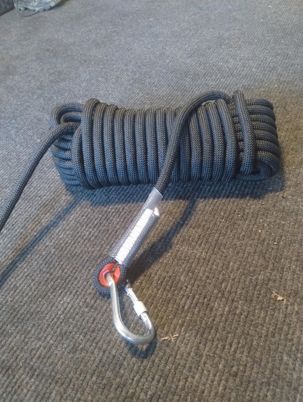 Static Climbing Ropes 35FT,50FT,100FT,150FT,200FT,250FT(Diam 10mm,16mm) customer photo 1