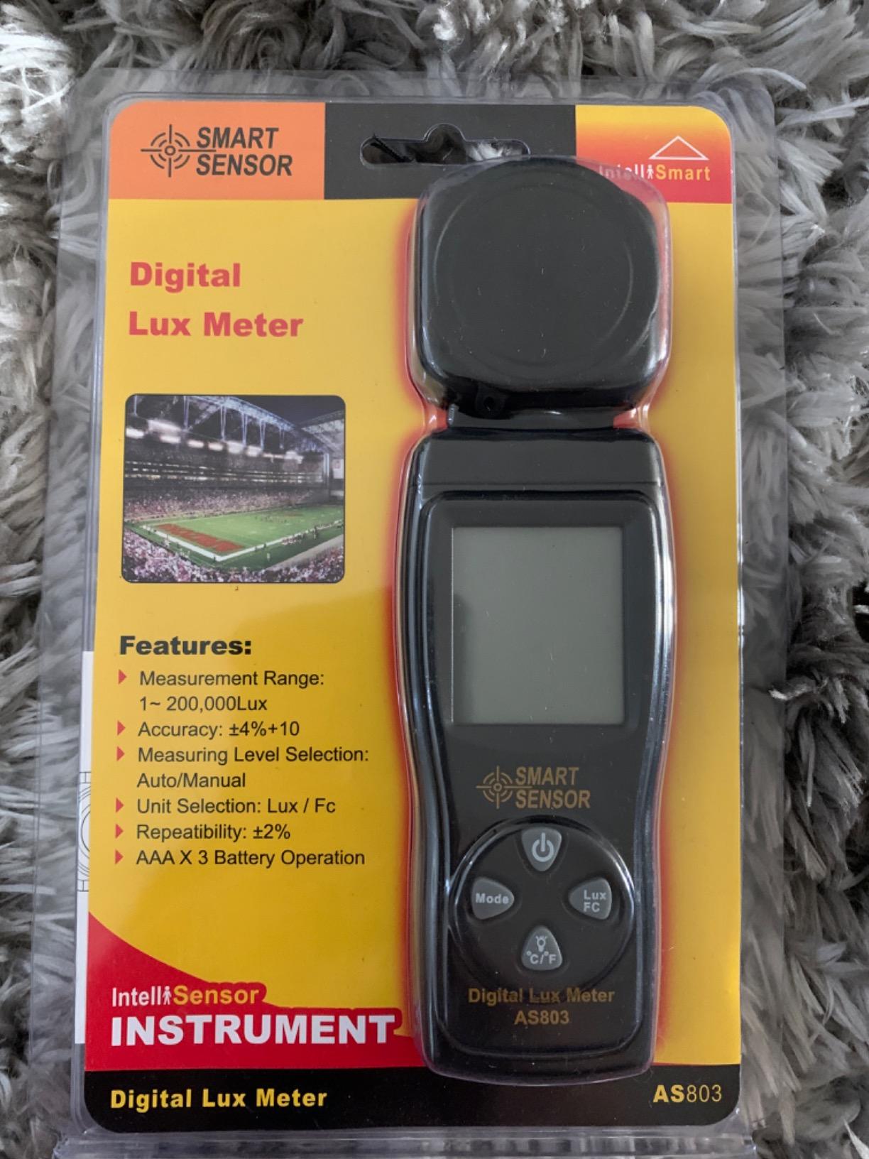 Lux Light Meter for Photography Grow Plants Led Photometer Lighting Intensity Brightness Measurement Pocket Digital Photo Illuminance Sensor customer photo 1
