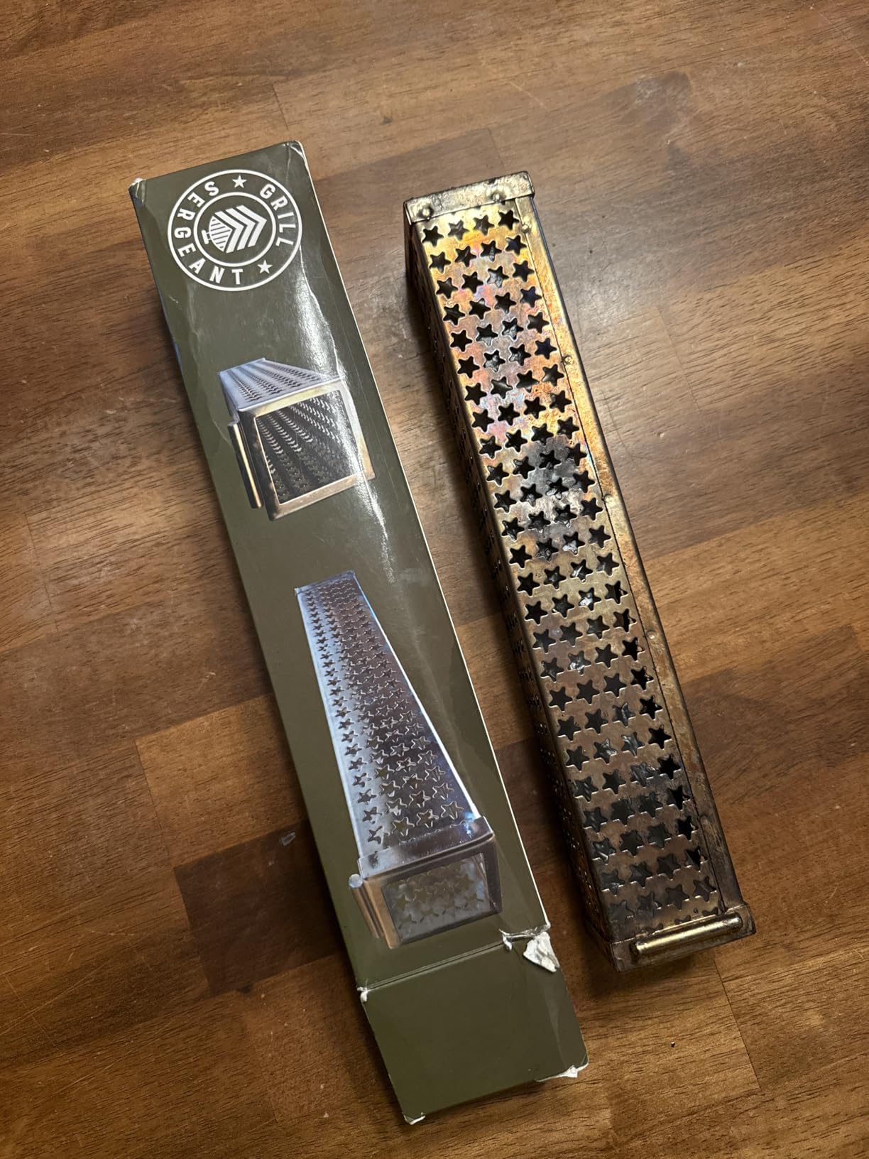 GRILL SERGEANT Smoker Tube, Forever Guarantee, Patented Elevation Bar, Cold & Hot Pellet Smoking, Thick Stainless Steel, 5+ Hours Billowing Smoke, Grills and Smokers, Cheese, Fish, Pork, Beef, Nuts customer photo 2