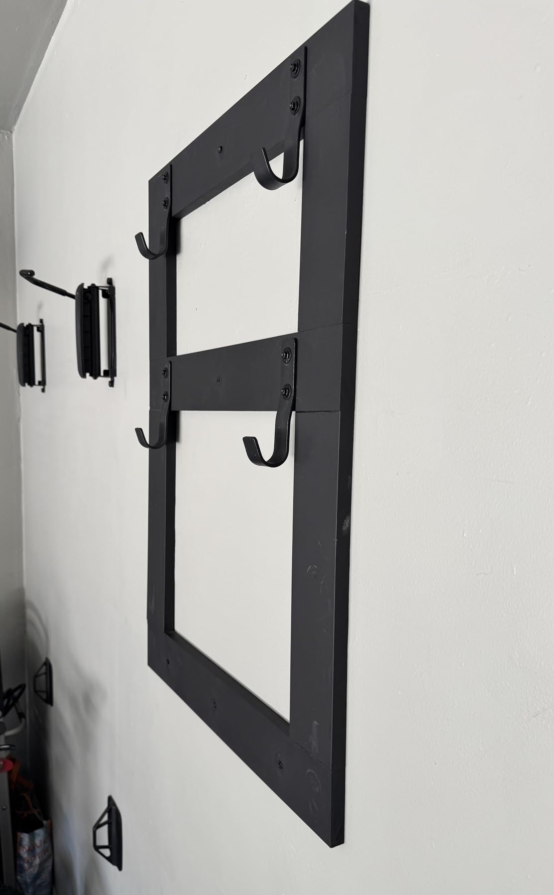 OneTwoFit Multifunctional Wall Mounted Pull Up Bar Chin Up bar Dip Station for Indoor Home Gym Workout, Power Tower Set Training Equipment Fitness Dip Stand Supports to 440 Lbs customer photo 2