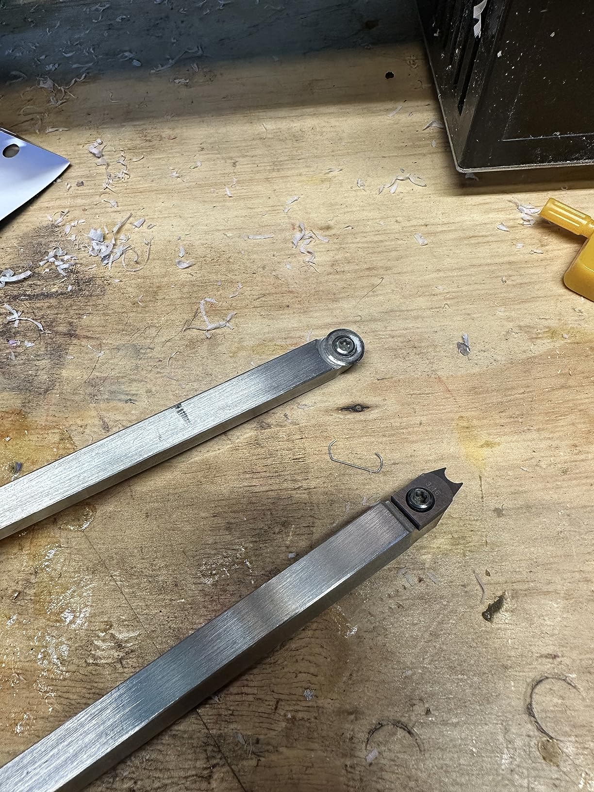 Carbide Woodturning Tool Mini Size (3 Piece Set) Includes Diamond, Round and Square Turning Tools With Comfort Grip Handles Perfect For Small to Mid-Size Projects customer photo 2