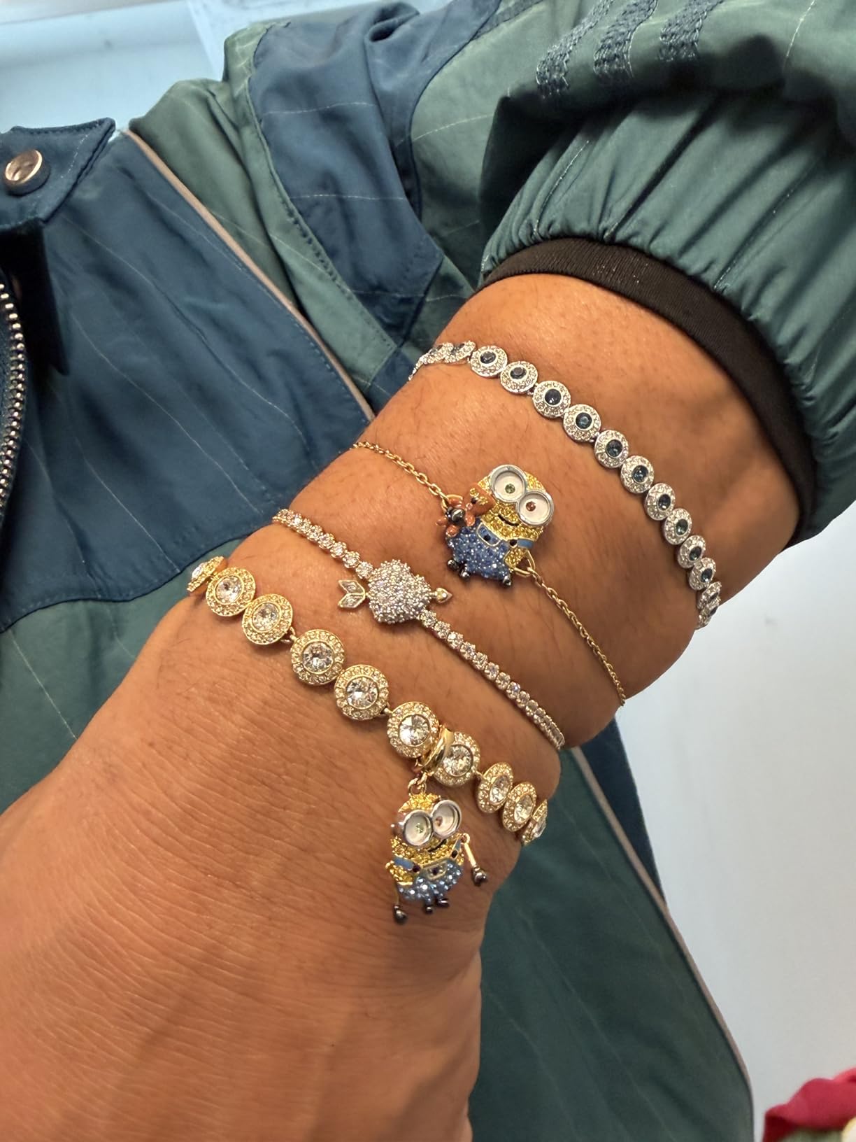Una Angelic Crystal Tennis Bracelet Collection customer photo 1