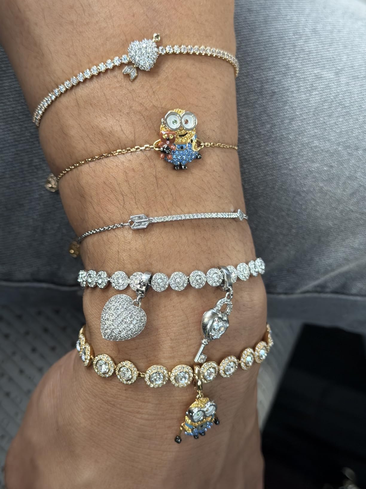 Una Angelic Crystal Tennis Bracelet Collection customer photo 2