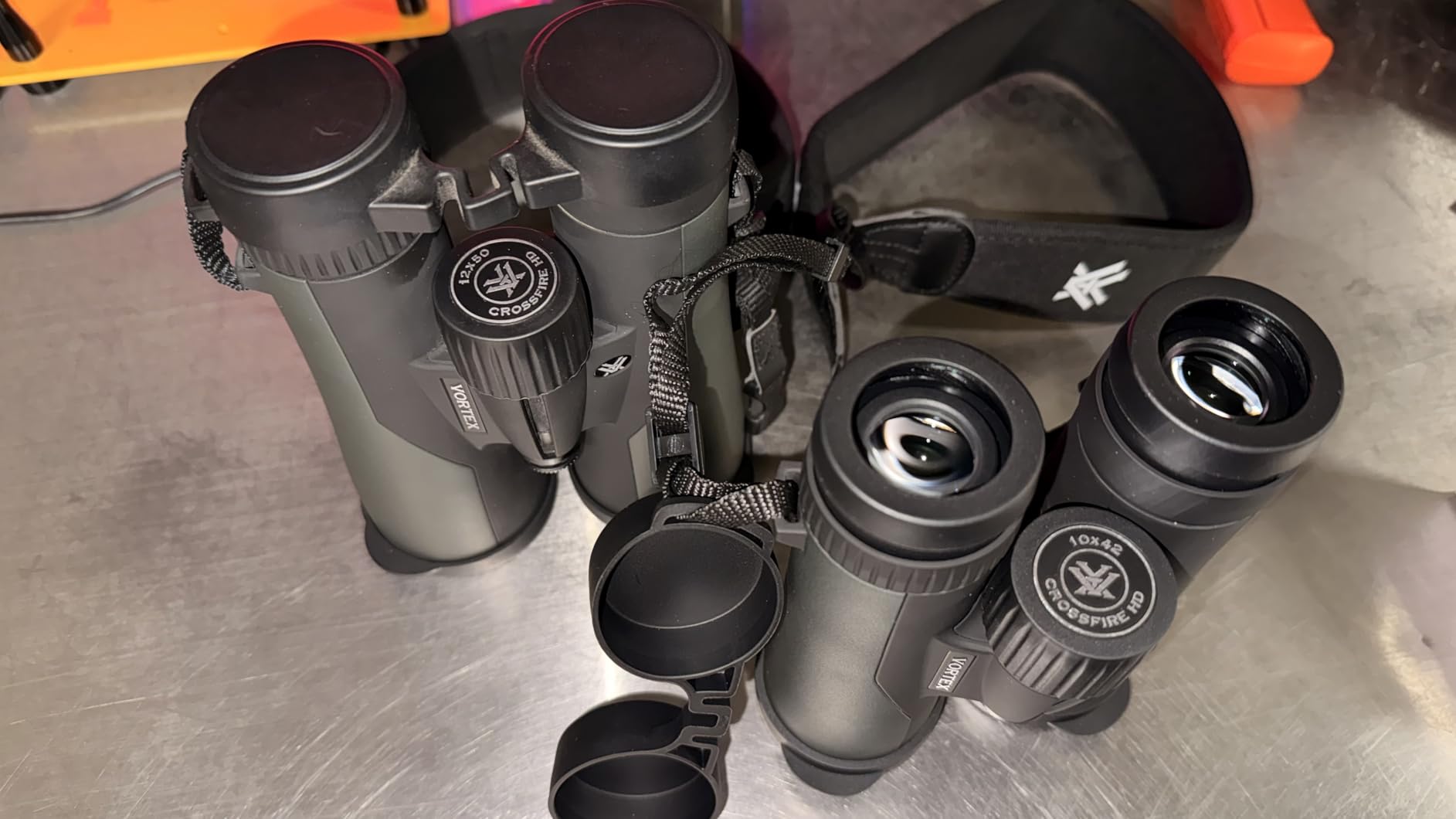 Vortex Optics Crossfire HD 8x42 Binoculars - HD Optical System, Tripod Adaptable, Rubber Armor, Waterproof, Fogproof, Shockproof, Included GlassPak - Unlimited, Unconditional Warranty customer photo 1