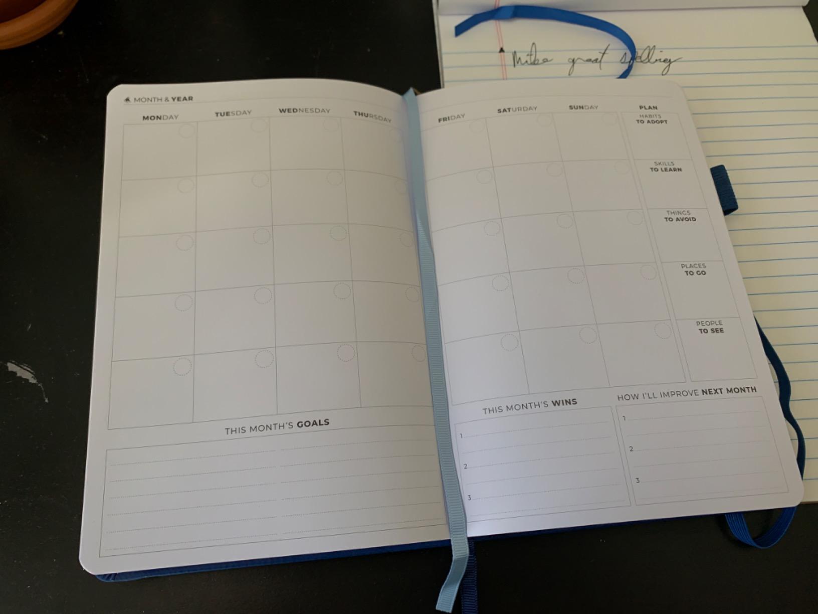 Clever Fox Planner Premium Edition - Undated Luxurious Weekly & Monthly Planner to Increase Productivity and Hit Your Goals - Organizer - Start Anytime, A5, Lasts 1 Year, Black (Weekly) customer photo 1