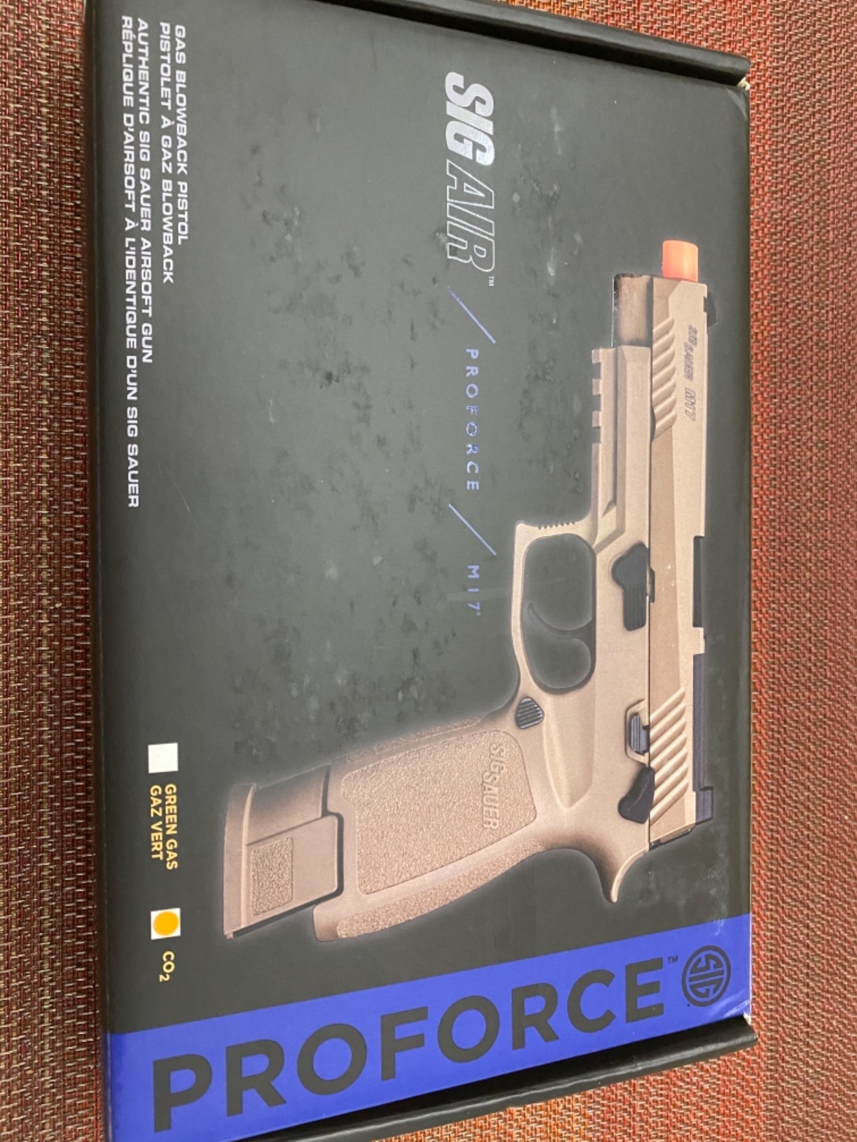 Sig Sauer Proforce 6mm BB Caliber Metal Slide M17 Airsoft Pistol, Coyote Tan customer photo 2
