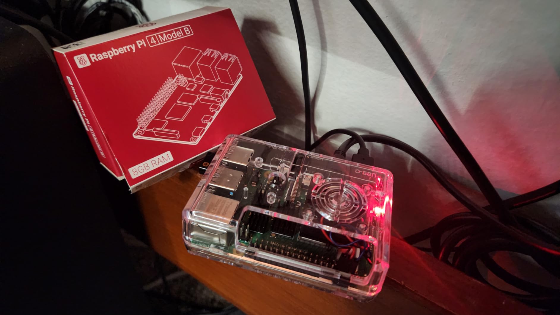 Raspberry Pi 4 Complete Starter Kit - Includes Raspberry Pi 4 Board, Fan Cooled Case, 64GB Preloaded Micro SD Card and More (4GB, Clear Transparent Case) customer photo 2