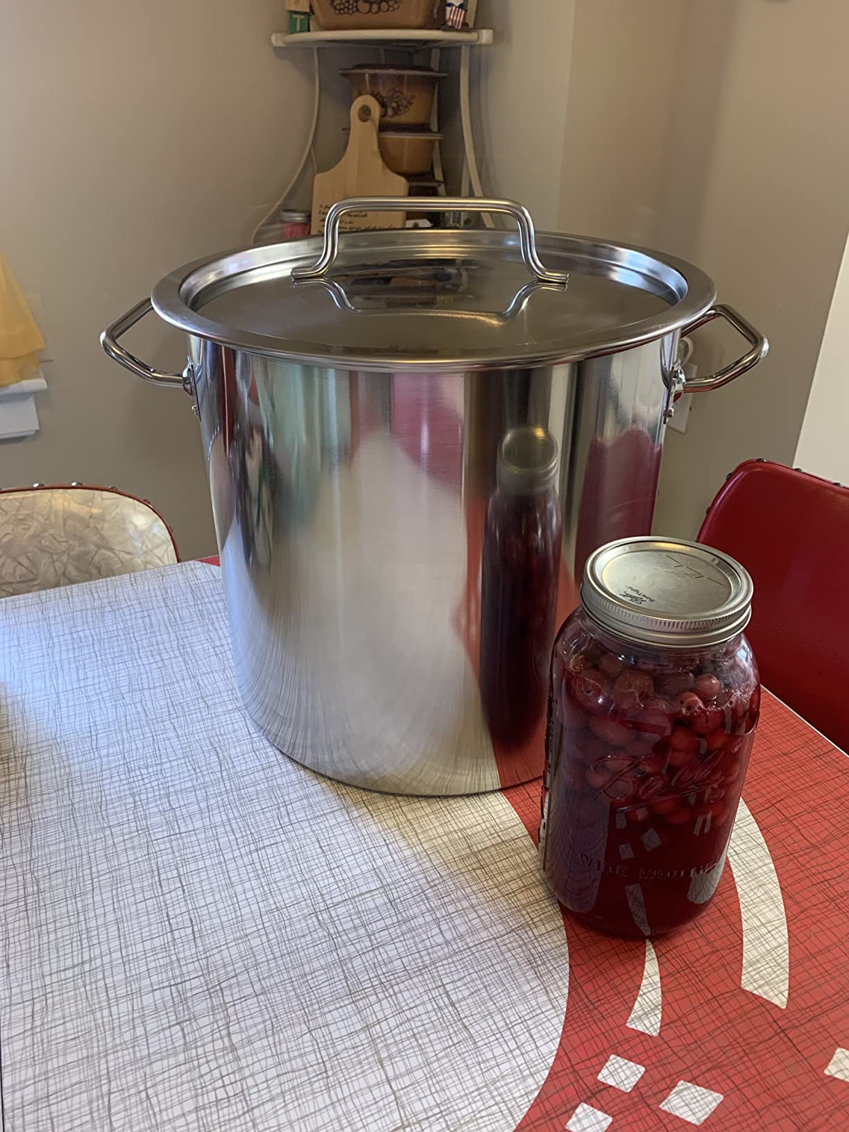 CONCORD Polished Stainless Steel Stock Pot Brewing Beer Kettle Mash Tun w/Flat Lid (60 QT) customer photo 2