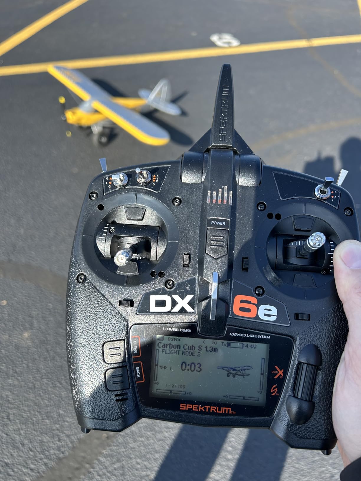 Spektrum DX6e 6-Channel DSMX 2.4GHz RC Radio Transmitter Only (No Receiver) with 250 Model Memory | Telemetry | Wireless Trainer Link, SPMR6655, Black customer photo 1