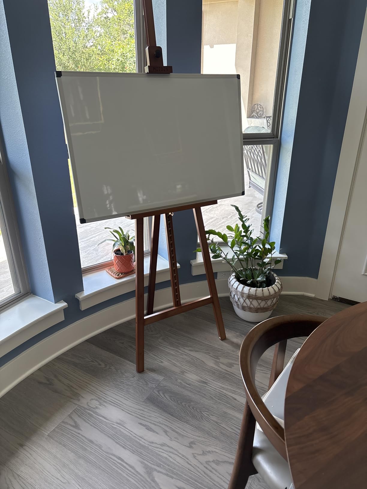 MEEDEN Painting Wooden Art Easel: Solid Beechwood Display Easel Stand Hold Canvas up to 43'' - Adjustable Easel from 57''-76