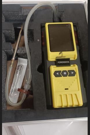 4 Gas Monitor by Forensics | Built-in Pump Multi Gas Meter | O2, CO, H2S, LEL | Color Display & Graphing | USA NIST Calibration | Computer Data Logging | customer photo 1