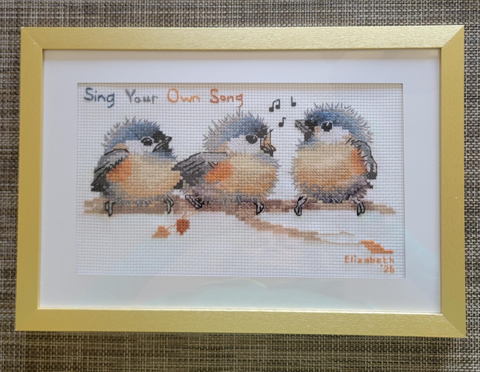 Cross Stitch Kits, Three Birds Awesocrafts Easy Patterns Cross Stitching Embroidery Kit Supplies Christmas Gifts, Stamped or Counted customer photo 1