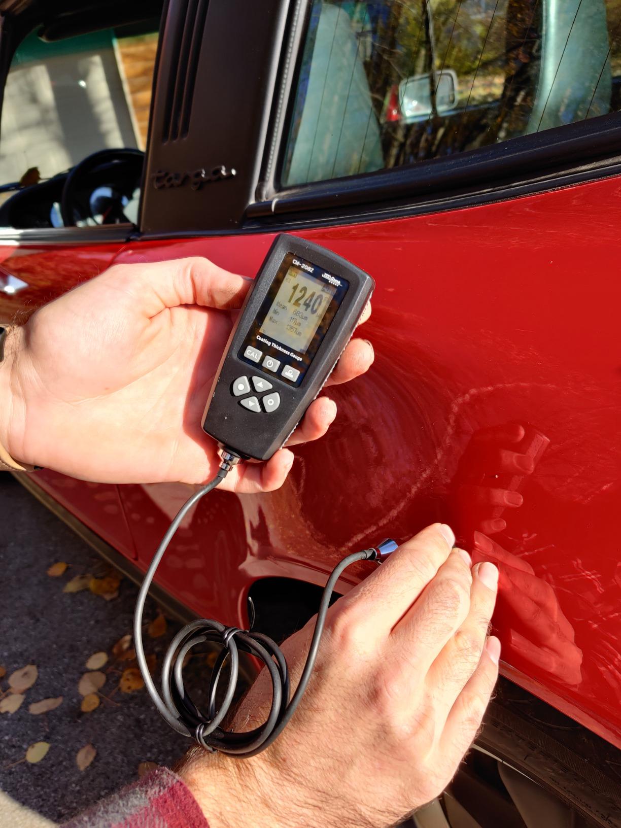 Coating Thickness Gauge CM-208Z - 0-3000um (0-120 mils) Industrial Paint Thickness Meter, 0.001mil Resolution, External Probe, Fe/NFe Auto Detection, USB Data Export customer photo 1