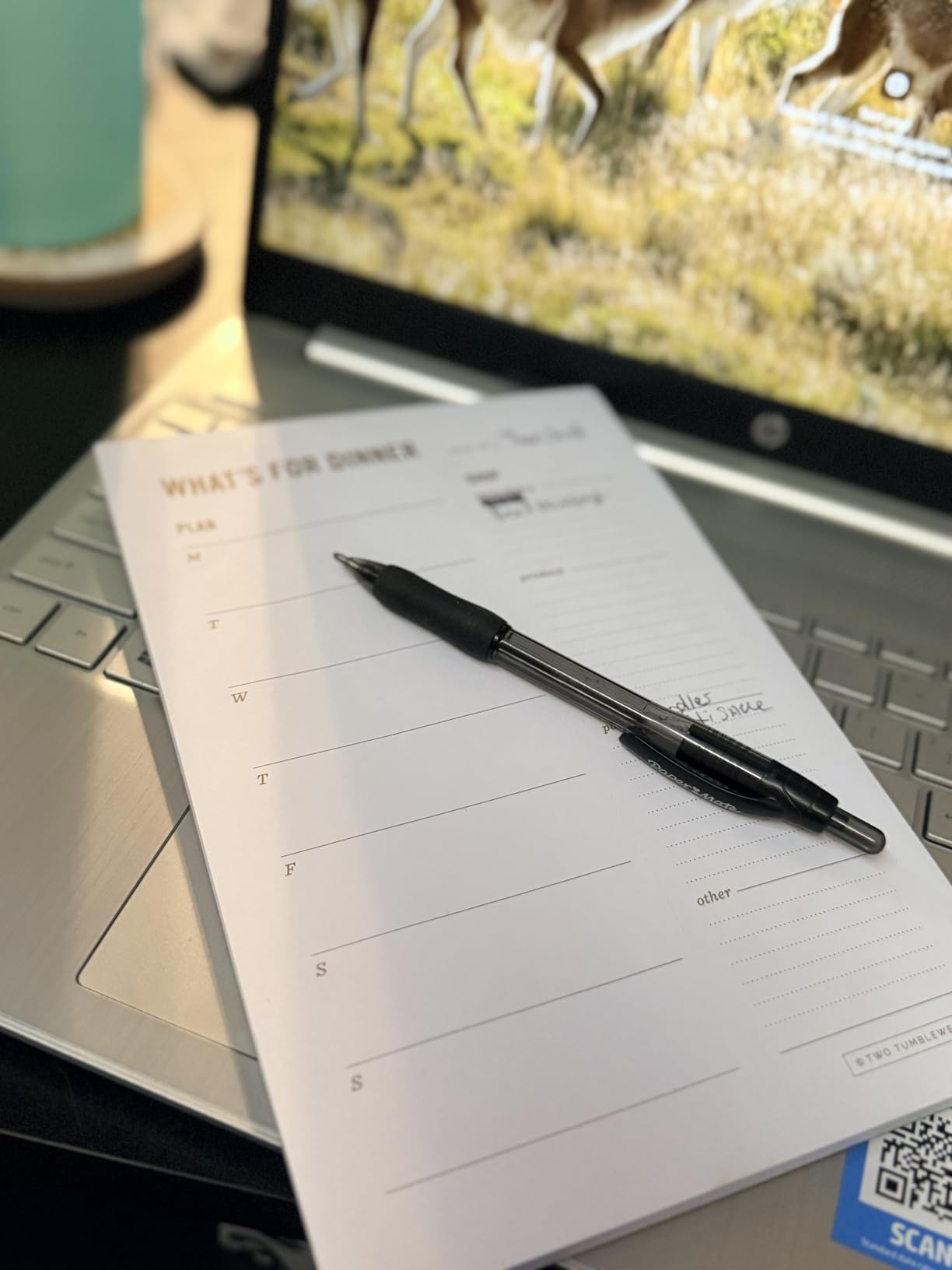 Daily Planner Notepad with Hourly Schedule - ADHD Planner, Time Block Planning Pad, Desktop To Do List, College Supplies - 6 x 9