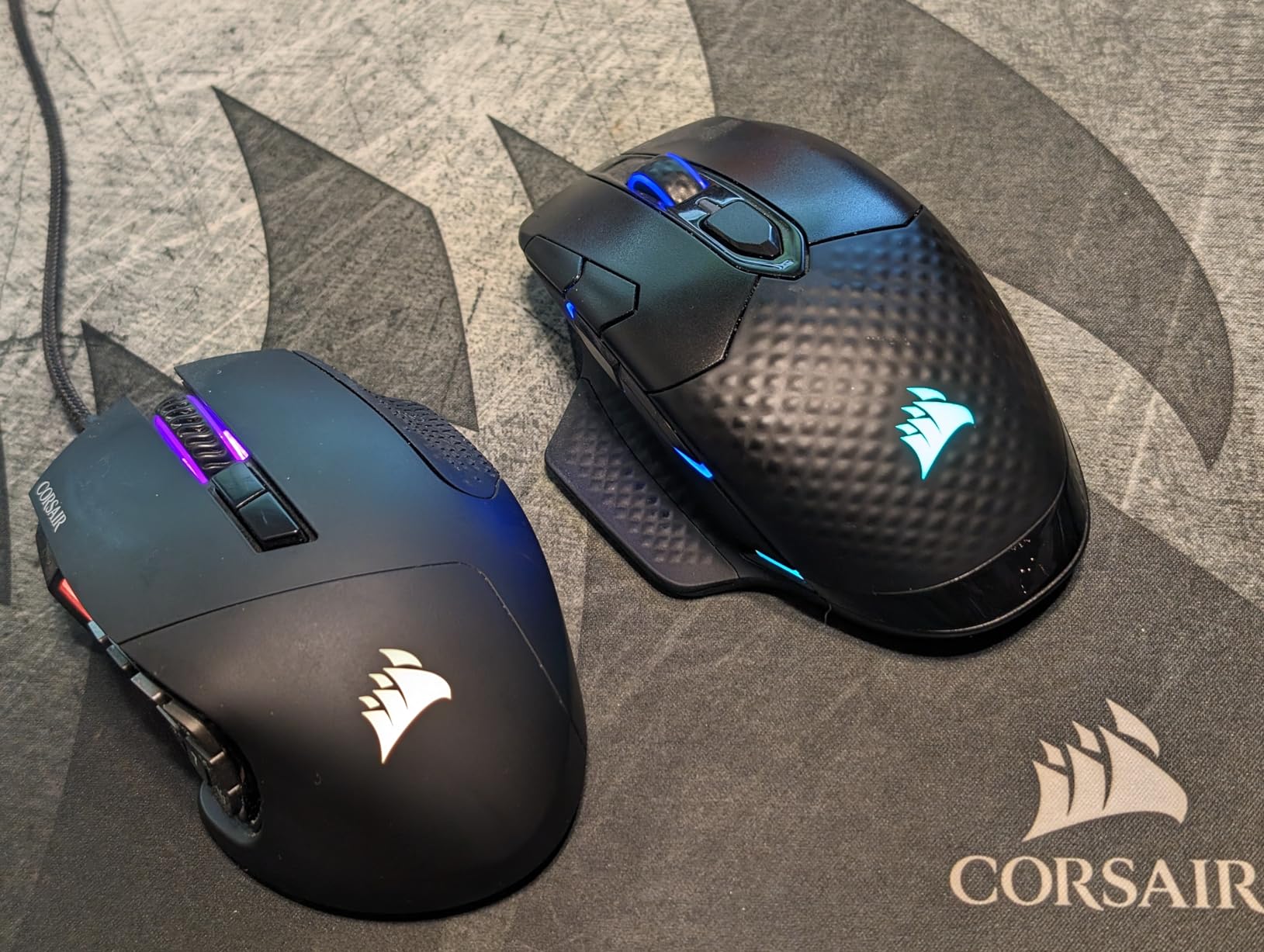 Corsair Dark CORE RGB PRO SE Wireless FPS/MOBA Gaming Mouse - 18K DPI customer photo 1