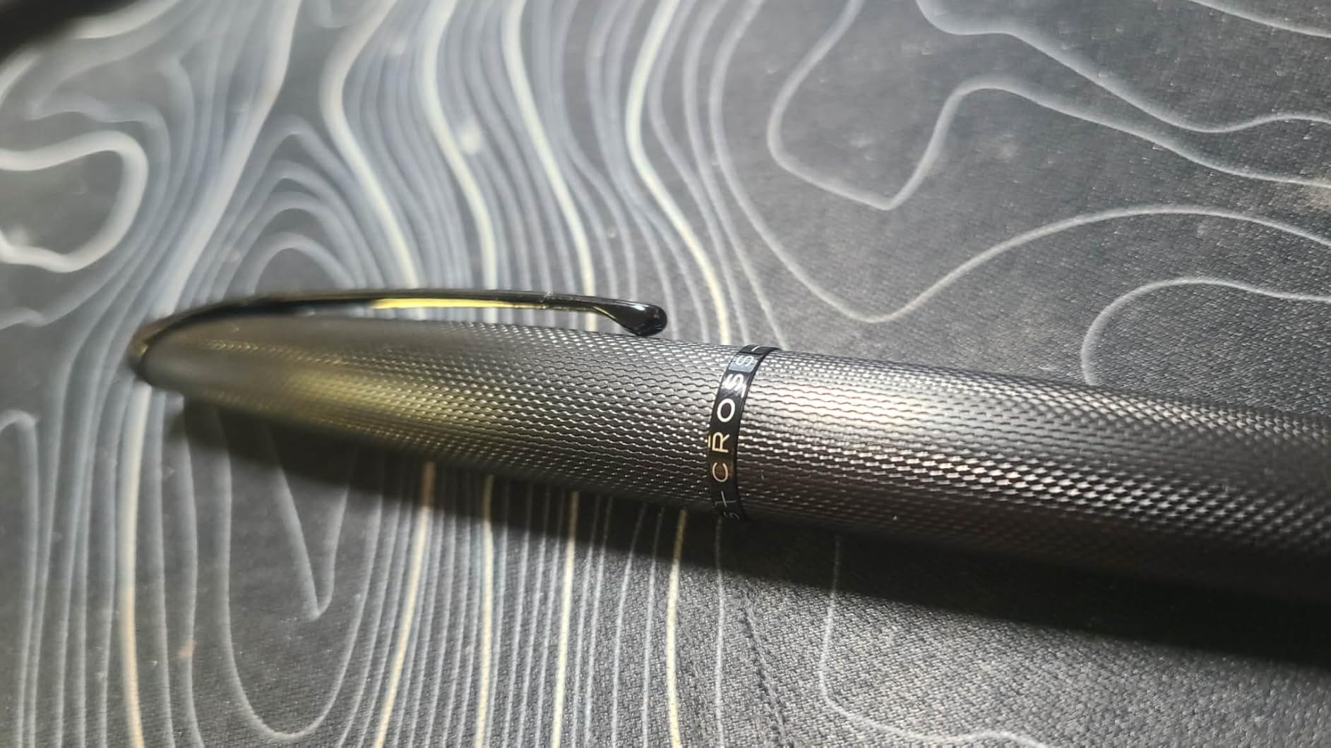 Cross 885-45 ATX Sandblasted Dark Blue Finish Rollerball Pen customer photo 1