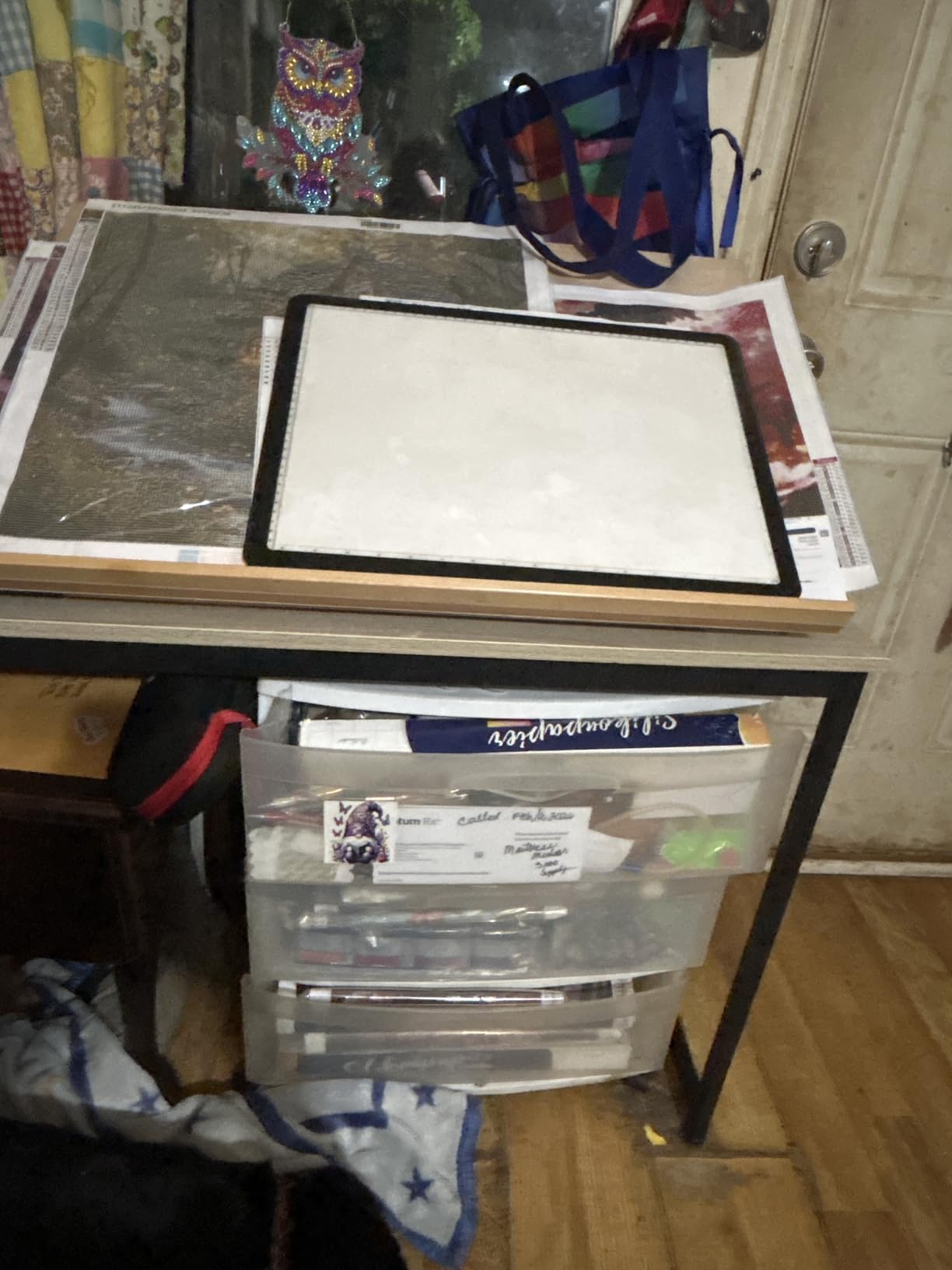 Falling in Art 5-Position Wood Drafting Table Easel Drawing and Sketching Board, 16 1/2 Inches by 12 1/8 Inches customer photo 1